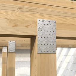 Płytki perforowane - Płytka perforowana płaskownik PP 37, 400x80 mm, 2 mm, 80x400x2,0 mm, Stal konstrukcyjna DX51D, srebrny.