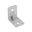 Kątownik ciesielski wzmocniony z przetłoczeniem KPL 6, 60x60x45 mm, 2 mm, 60x60x45x2,0 mm, w zestawie elementów.