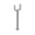Podstawa słupa kotwa typ U z długa rurą PS 500, 120 mm, 628 mm, 121x628x124x4,0 mm.