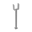 Podstawa słupa kotwa typ U z długa rurą PS 500, 90 mm, 628 mm, 91x628x124x4,0 mm.