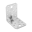 Kątownik ciesielski wzmocniony z przetłoczeniem KPL 4, 70x70x55 mm, 2 mm, 70x70x55x2,0 mm, w zestawie elementów.