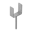 Podstawa słupa kotwa do betonu typ U PS, 120 mm, srebrny Cynk ogniowy, 121x120x60x4,0 mm, w zestawie elementów.