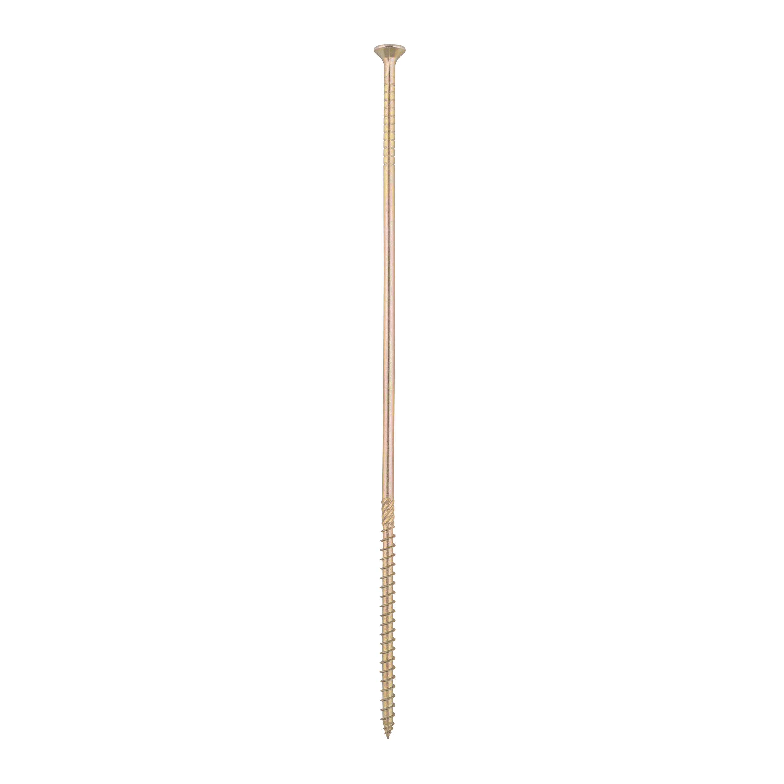Wkręty ciesielskie do drewna stożkowe TORX - CS | 6 x 260 mm | Złoty | 100 szt Wkręty ciesielskie do drewna stożkowe TORX CS, 6x260 mm, Złoty, 100 szt., 6x260 mm.