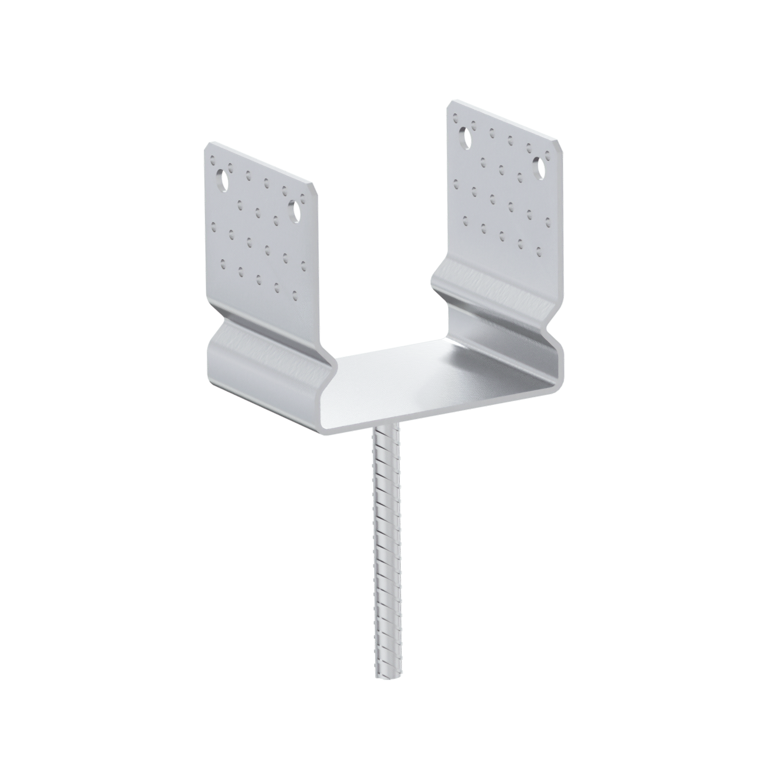 Podstawa słupa kotwa typ U wielopunktowa z siodełkiem - PSSZ | 160 mm