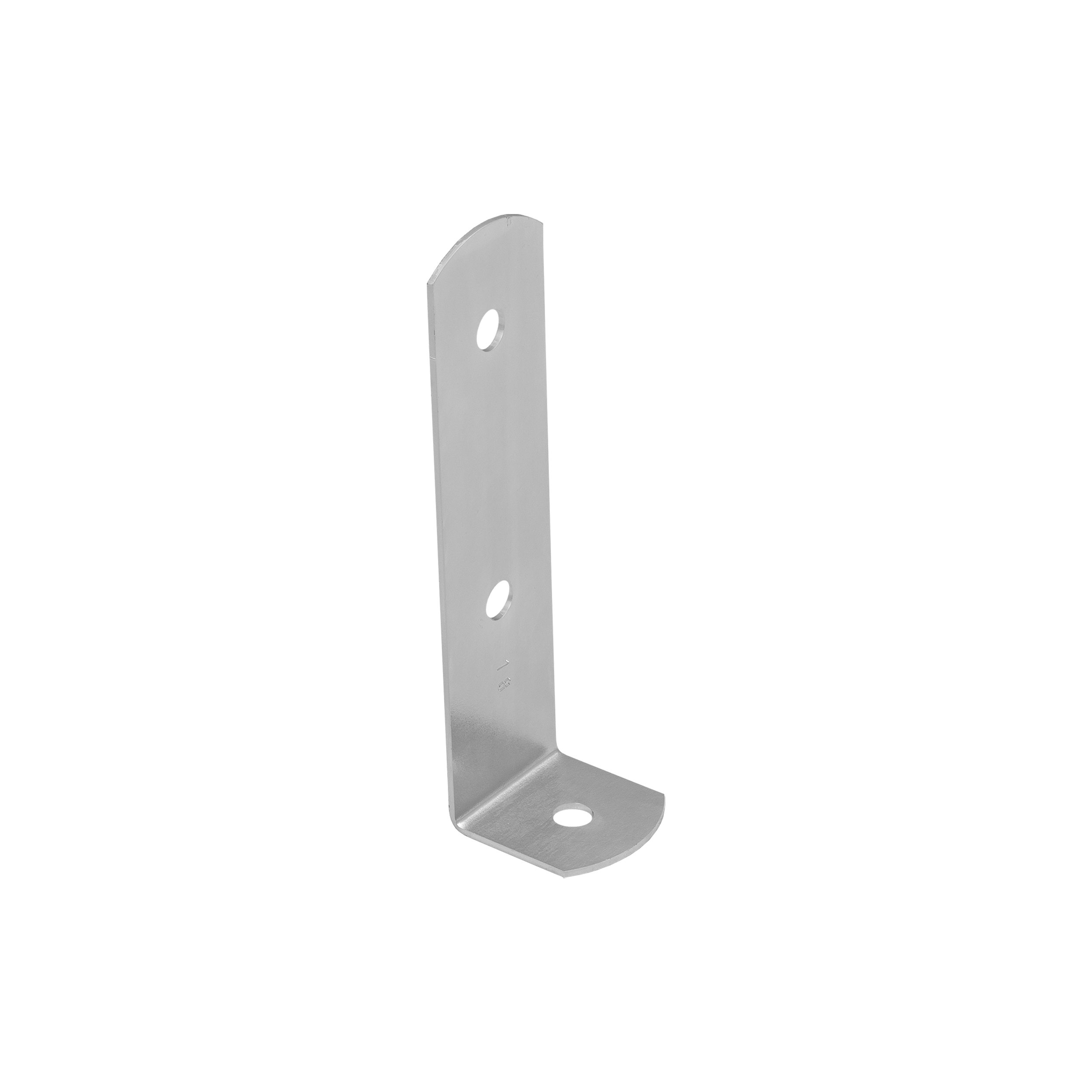 Podstawa słupa kotwa przykręcana do betonu lekka typ L PSC, 45x170 mm, srebrny, 45x170x2,0 mm.