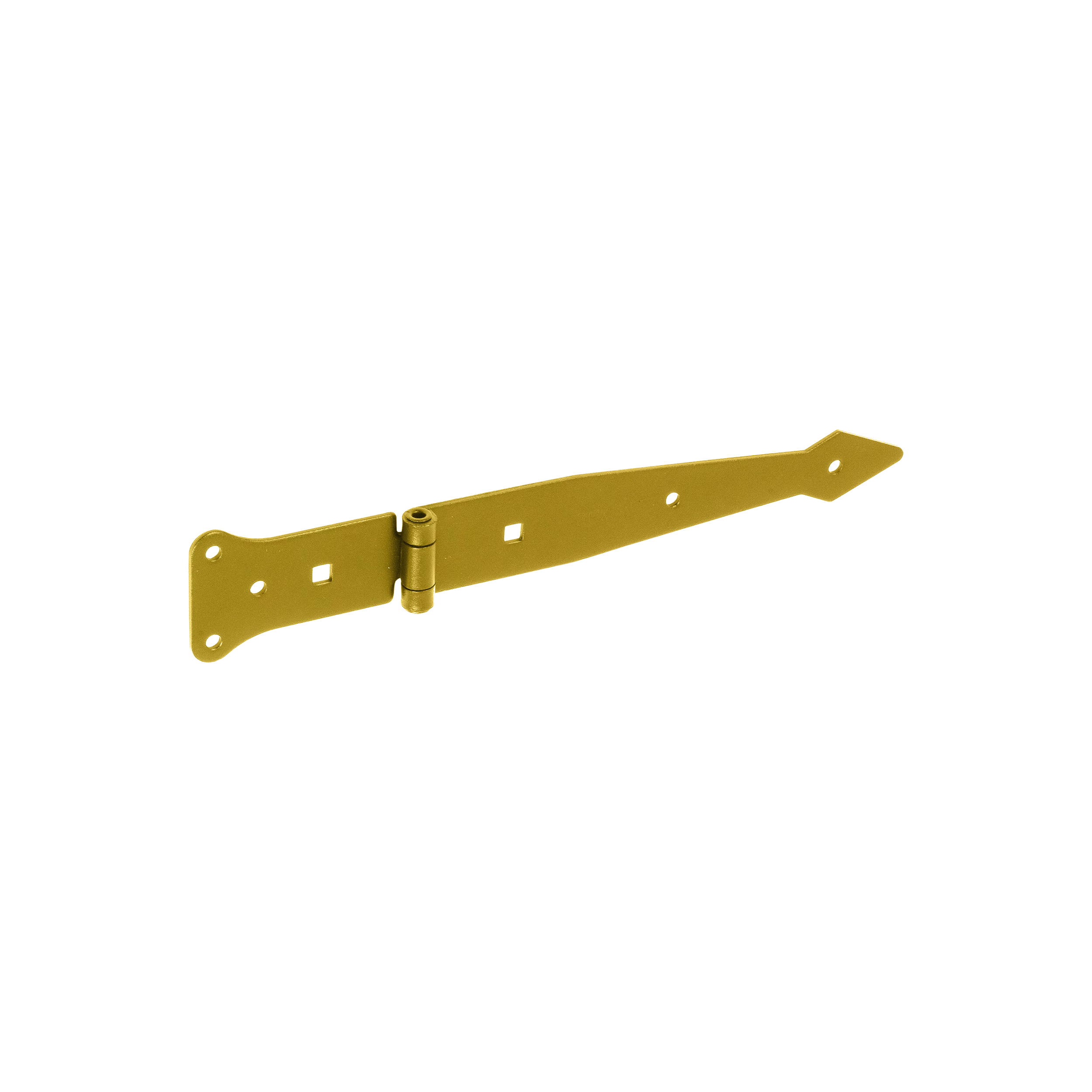 Zawias bramowy pasowy do bramy furtki okiennic ZBP 200, 200 mm, Złoty, 200x80x50x2,5 mm.