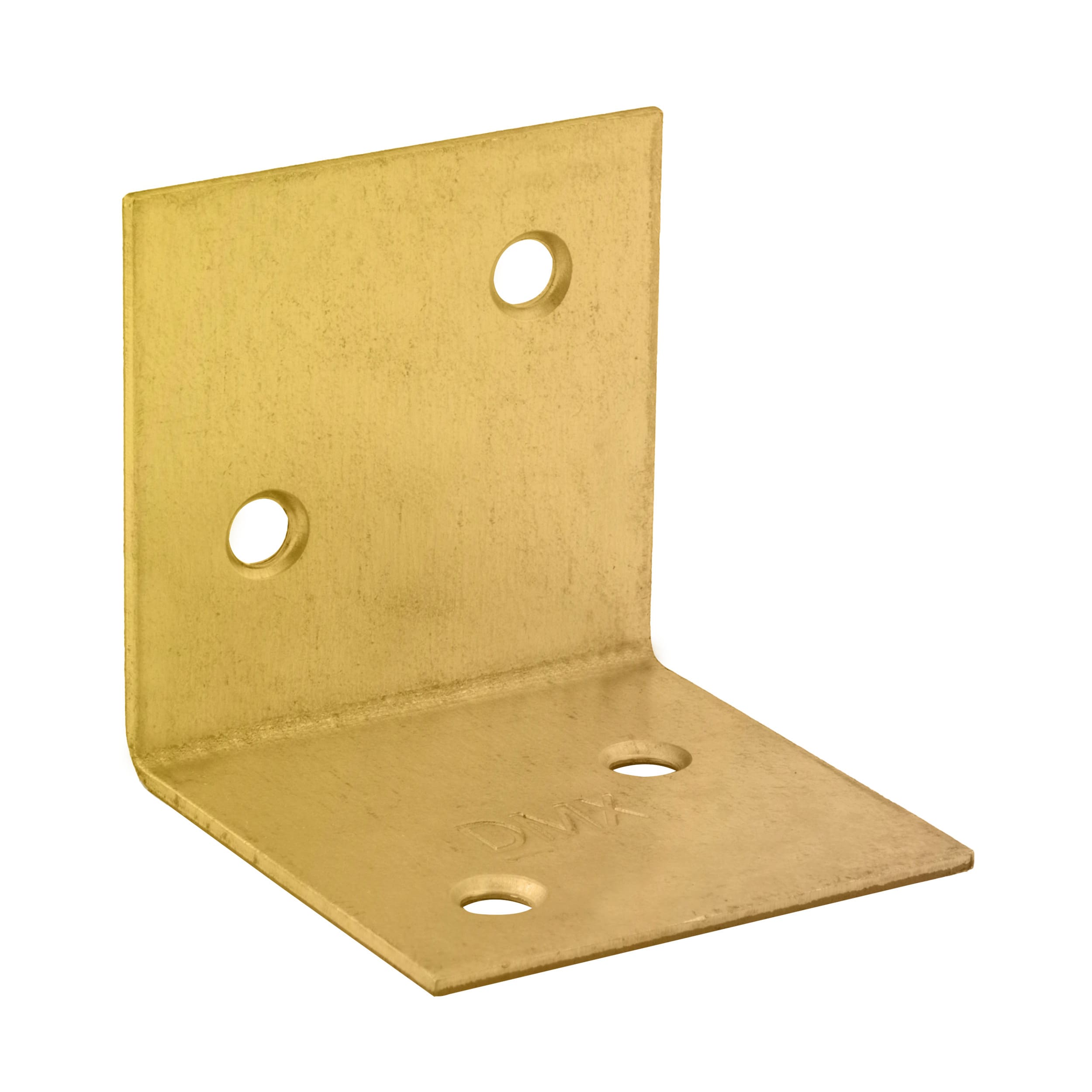 Kątownik meblowy stolarski szeroki KS 2, 40x40x40 mm, 50 szt., 40x40x40x1,5 mm, Stal konstrukcyjna DC01, Złoty 2.