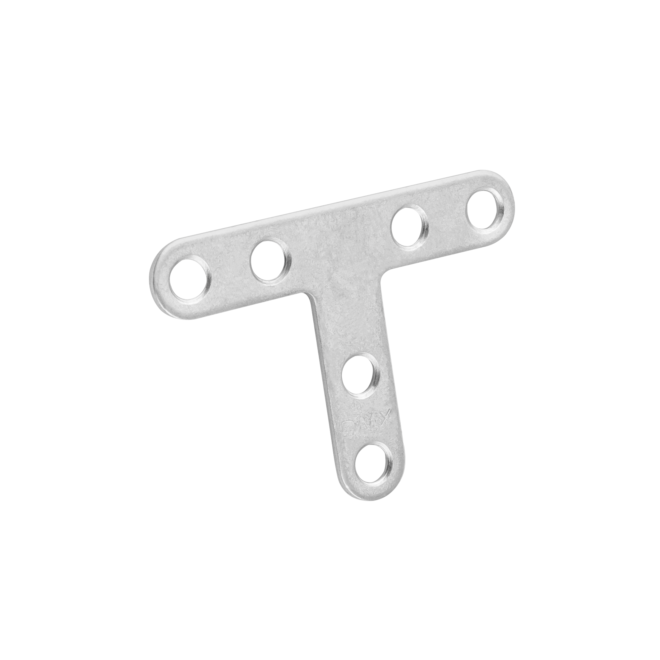 Łącznik płaski metalowy typu T FKT 70/50, 70x50x13 mm, 2 mm, srebrny, 70x50x13x2,0 mm, Stal konstrukcyjna DC01.