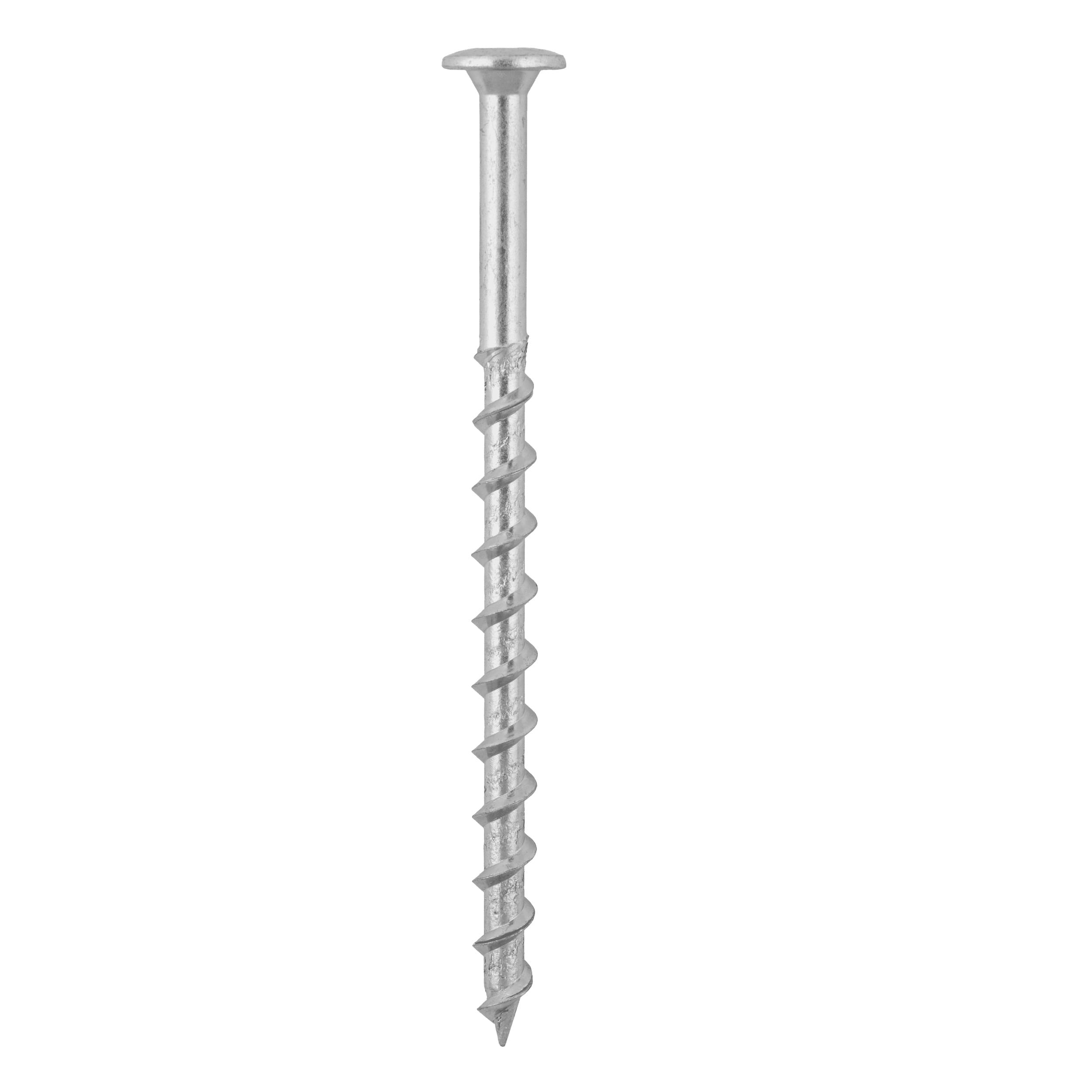 Wkręty do gazobetonu z łbem talerzowym TORX GT, 8x120 mm, srebrny, 50 szt., Hartowana stal węglowa.