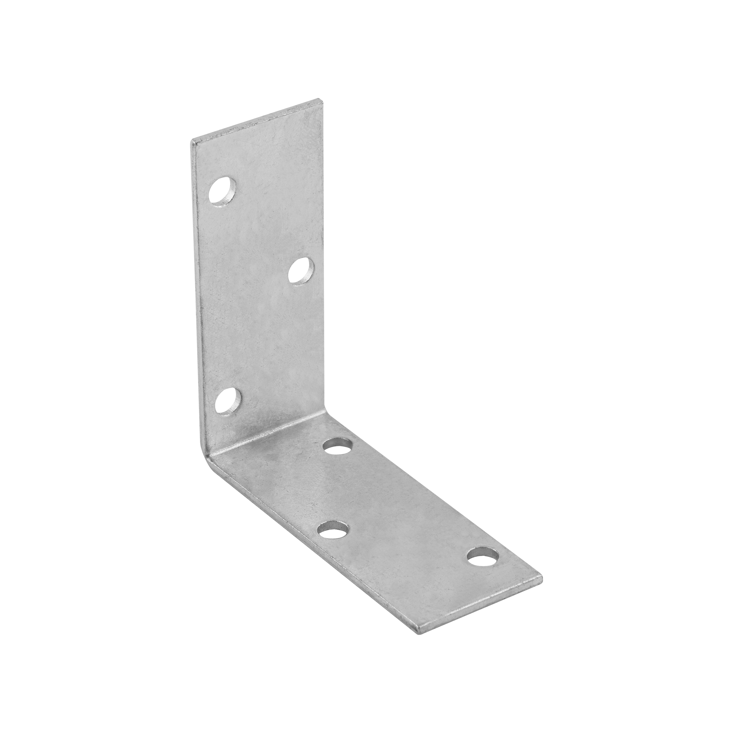 Kątownik montażowy stalowy uniwersalny KM 20, 60x60x25 mm, 20 szt., 60x60x25x2,0 mm, Stal konstrukcyjna DX51D, srebrny, w zestawie elementów.