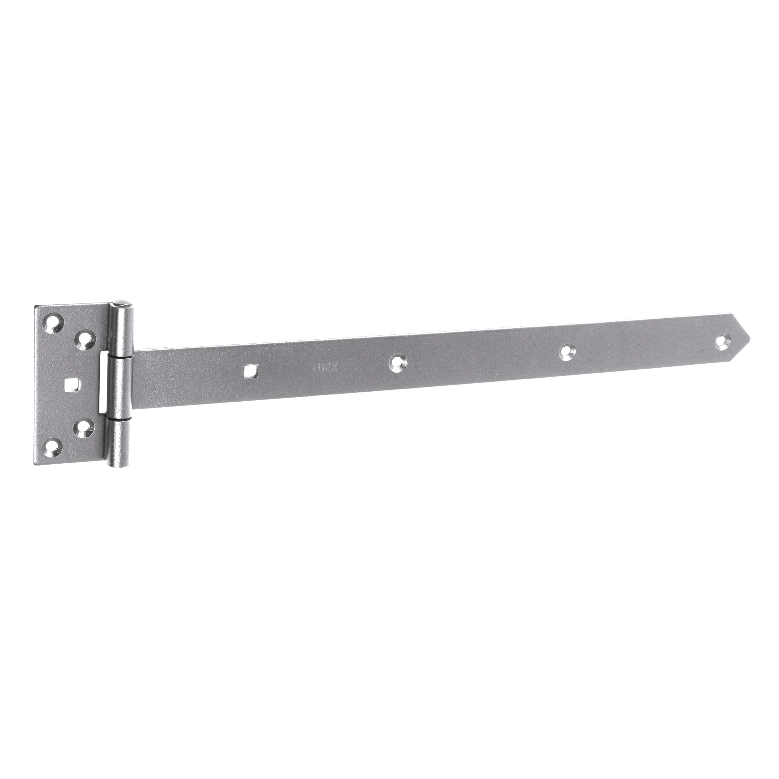Zawias bramkowy do bramy furtki okiennic ZB 400, 400 mm, srebrny, 400x45x90x3,0 mm.