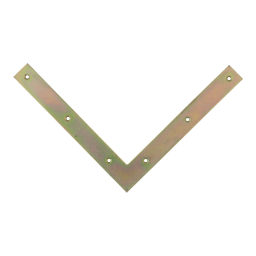 Narożnik okienny montażowy NA 3, 250x30 mm, 3 mm, Złoty, 250x250x30x3,0 mm, Stal konstrukcyjna DC01, w zestawie elementów.