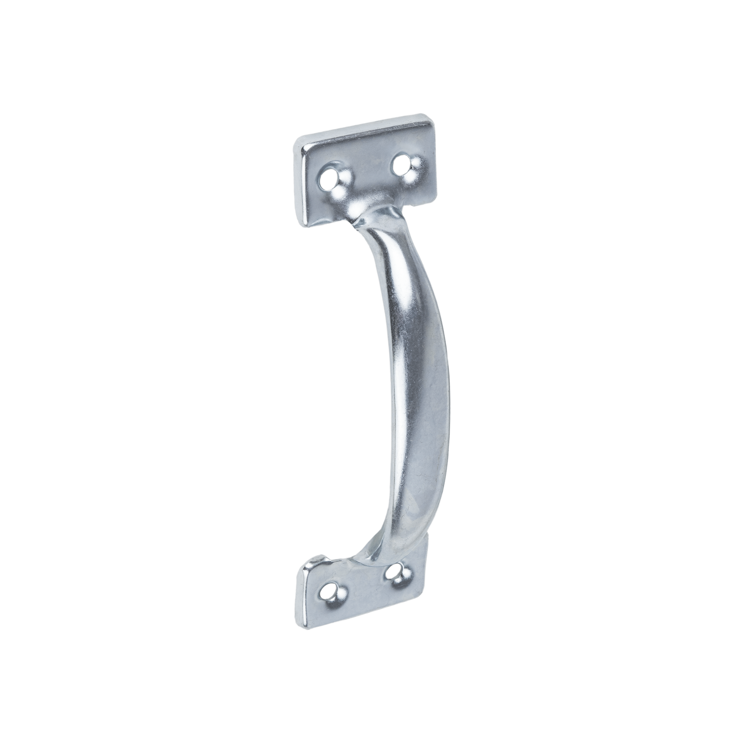 Uchwyt uniwersalny metalowy do bramki furtki mebli - UNB  | Srebrny | 165 mm