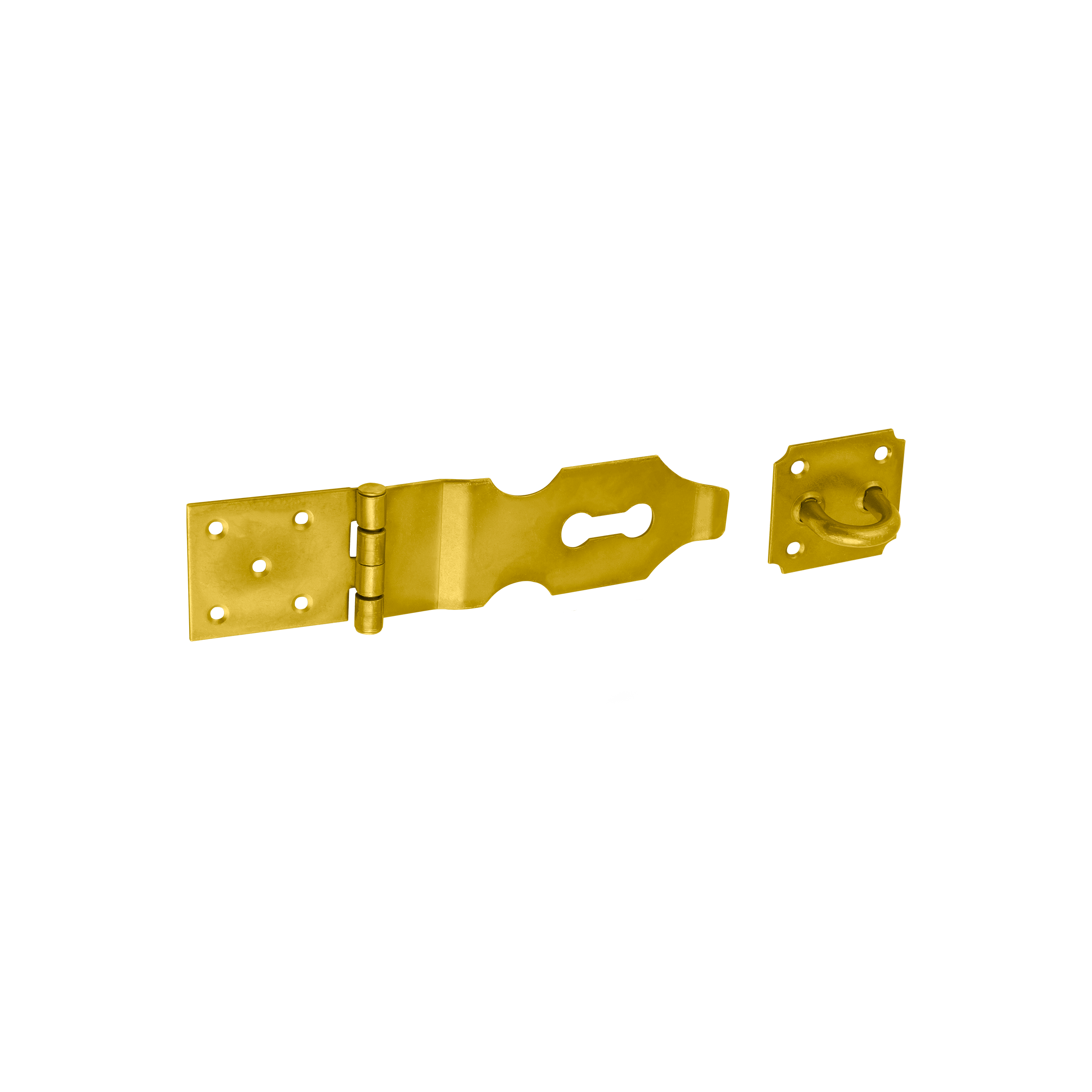 Zawias z zamknięciem kryty - ZZK | Złoty | 100 mm