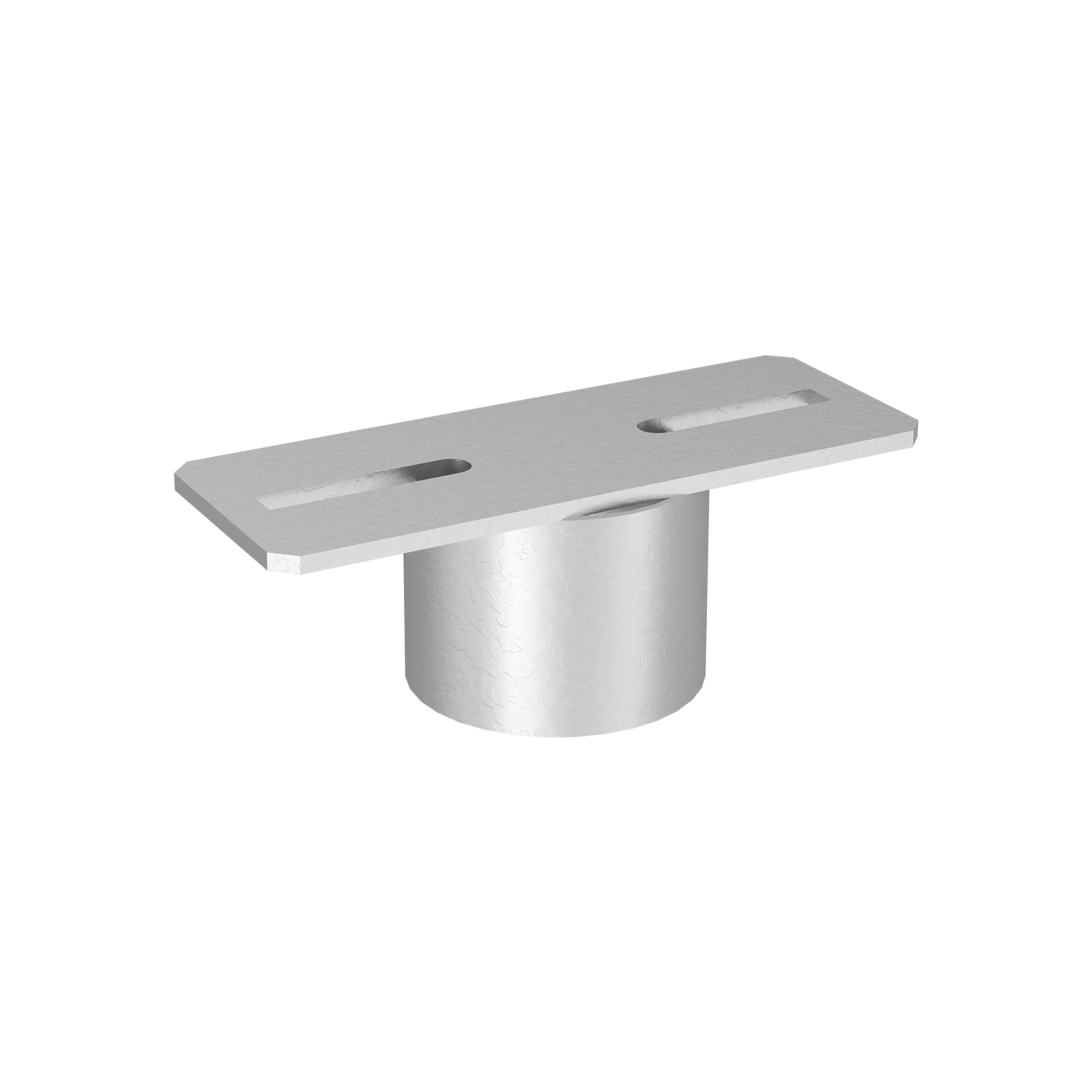 Adapter PWOM 6, do podstaw słupa 160x60x4,0 mm.