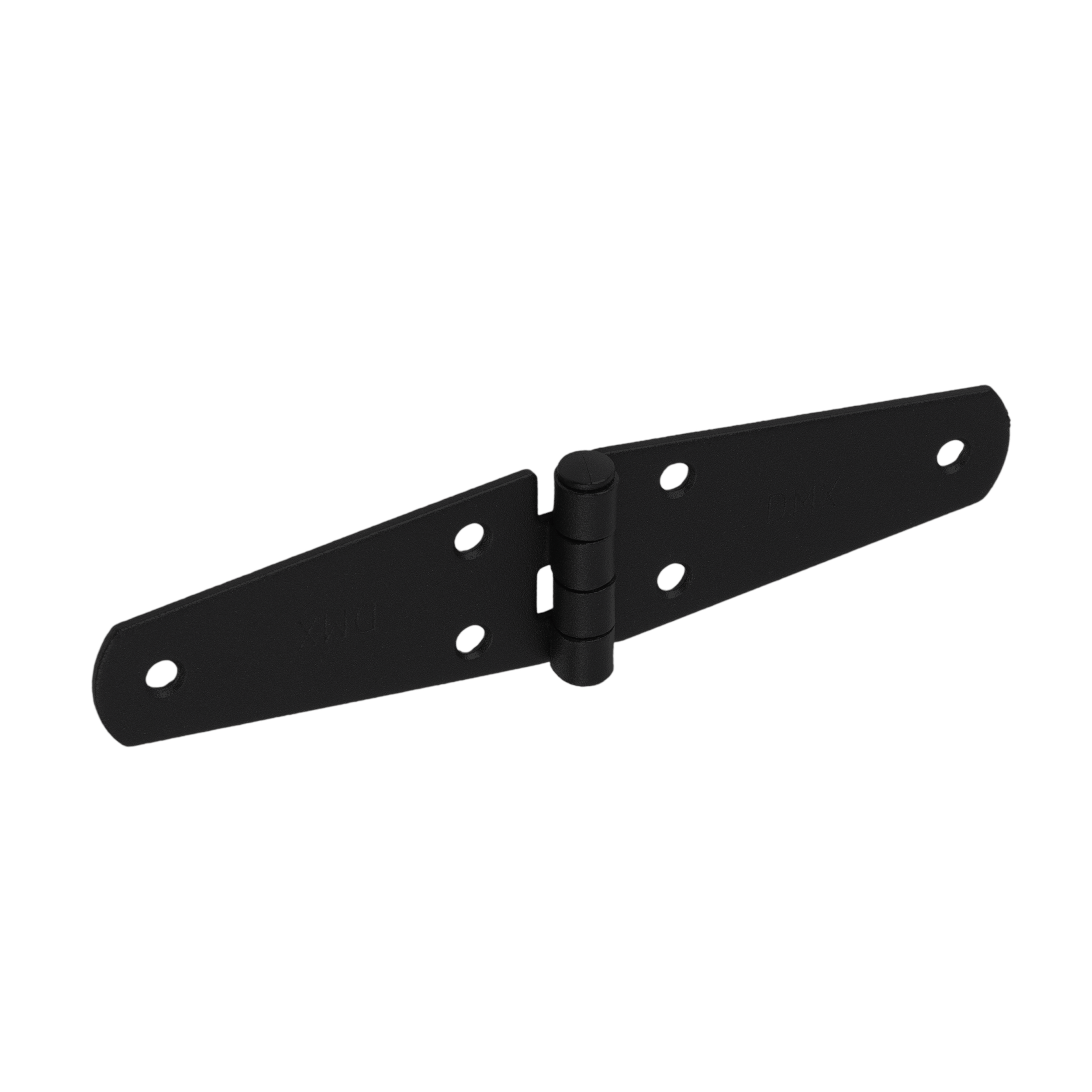 Zawias trójkątny pasowy płaski do drzwi i okiennic ZTS 150, 150 mm, czarny, 35 mm, 150x35x2,0 mm.