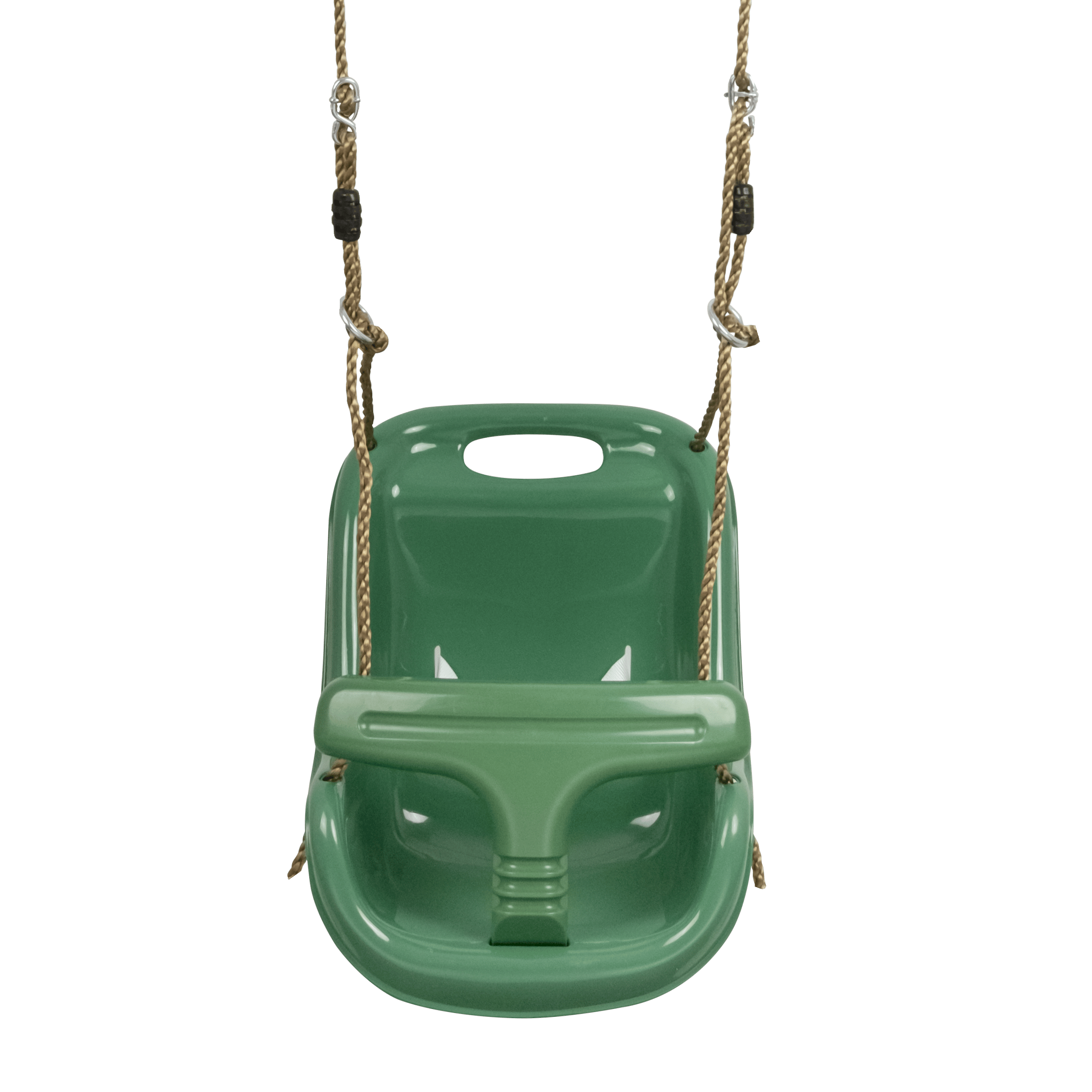 Siedzisko do huśtawki kubełkowe dla dziecka GHS 5, Zielony, Tworzywo PE, 240 mm, w zestawie elementów.
