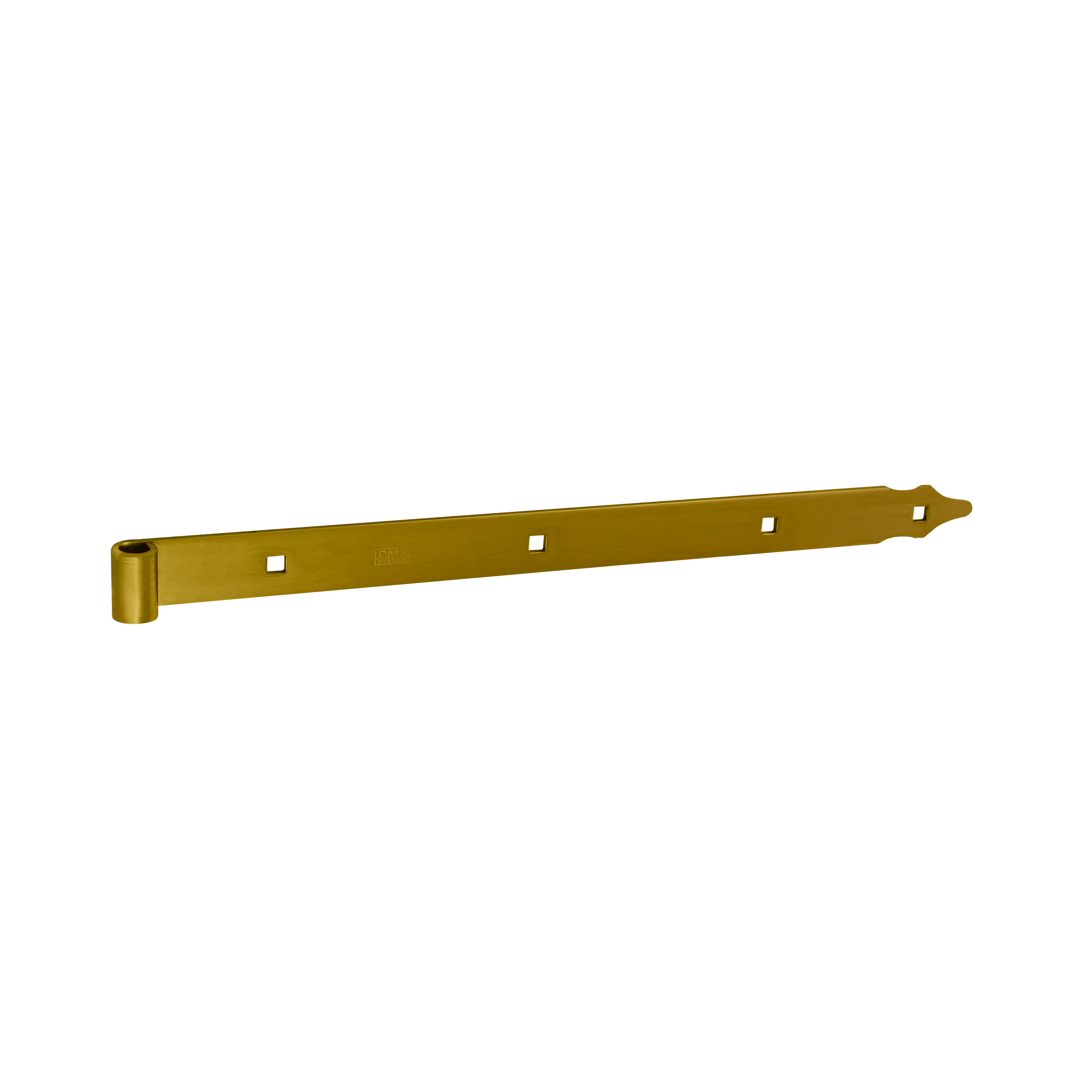 Zawias pasowy do bram ZP 500/13, 500 mm, Złoty, 13 mm, 500x35x4,0 mm.