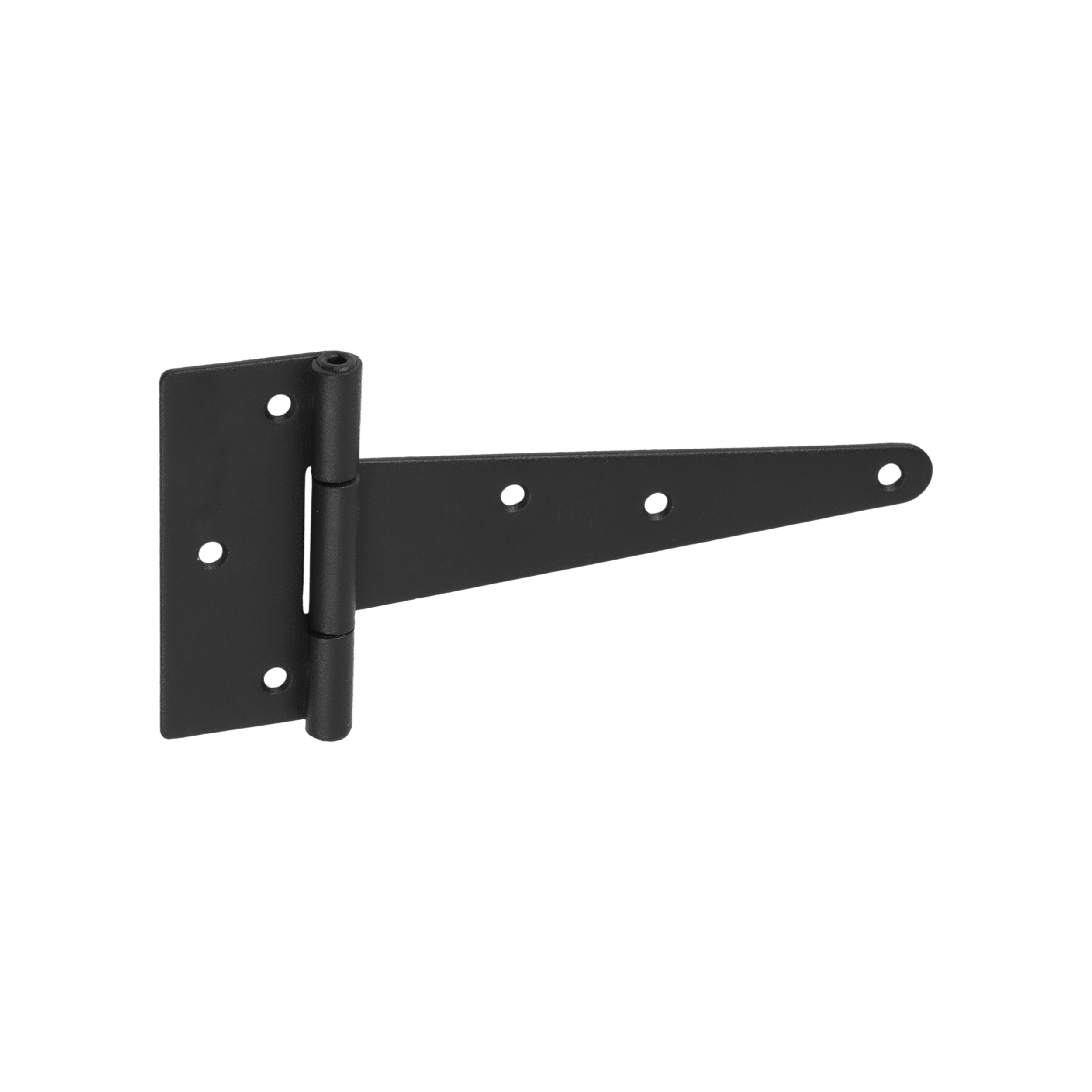 Zawias trójkątny do bramy furtki okiennic ZT 125, 125 mm, czarny, 125x35x80x2,0 mm, Stal konstrukcyjna DC01.