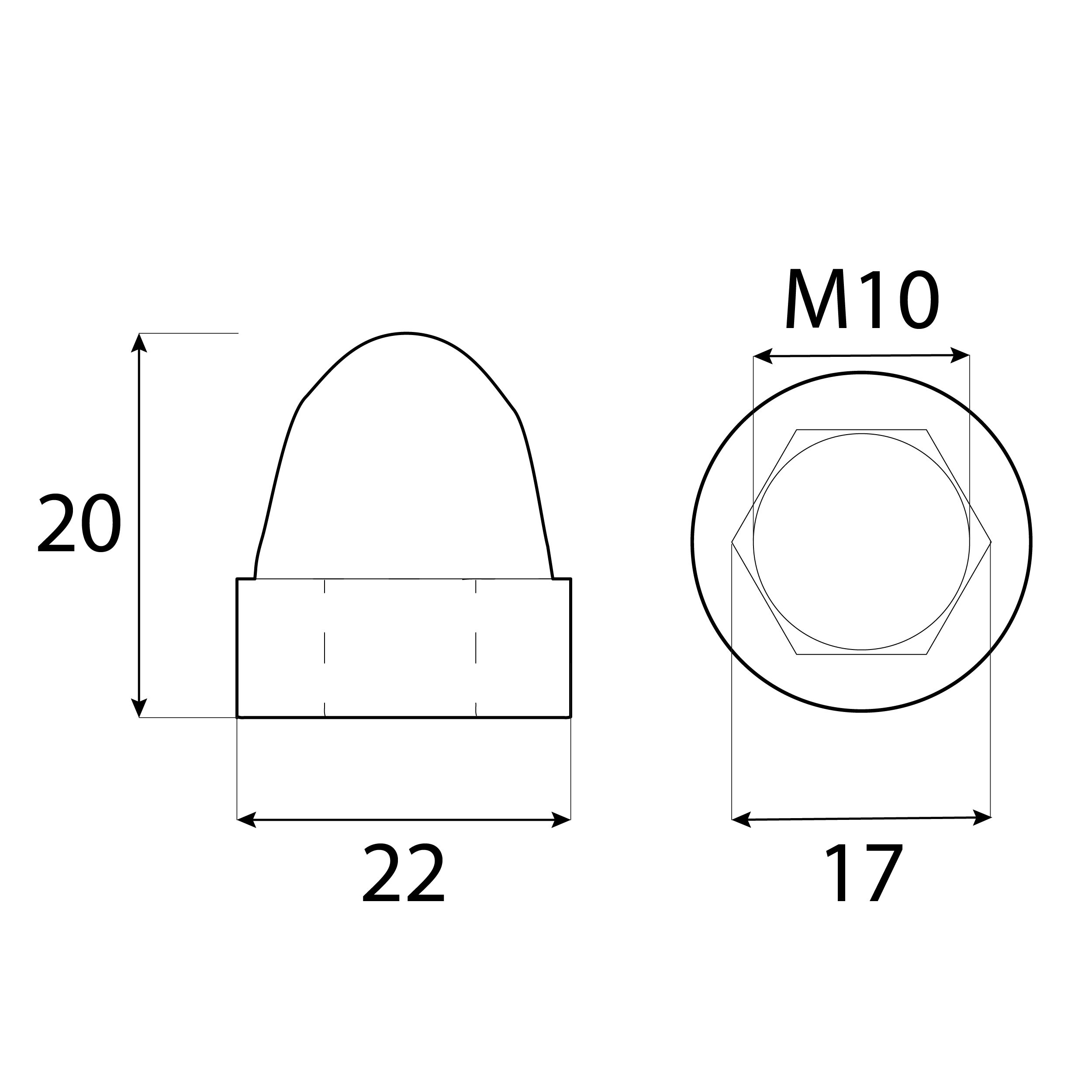 Zaślepka na śrubę z łbem sześciokątnym - GHZ 1 | czarny | 20 szt Zaślepka na śrubę z łbem sześciokątnym GHZ 1, czarny, 20 szt., Tworzywo PE, ujęcie 2.