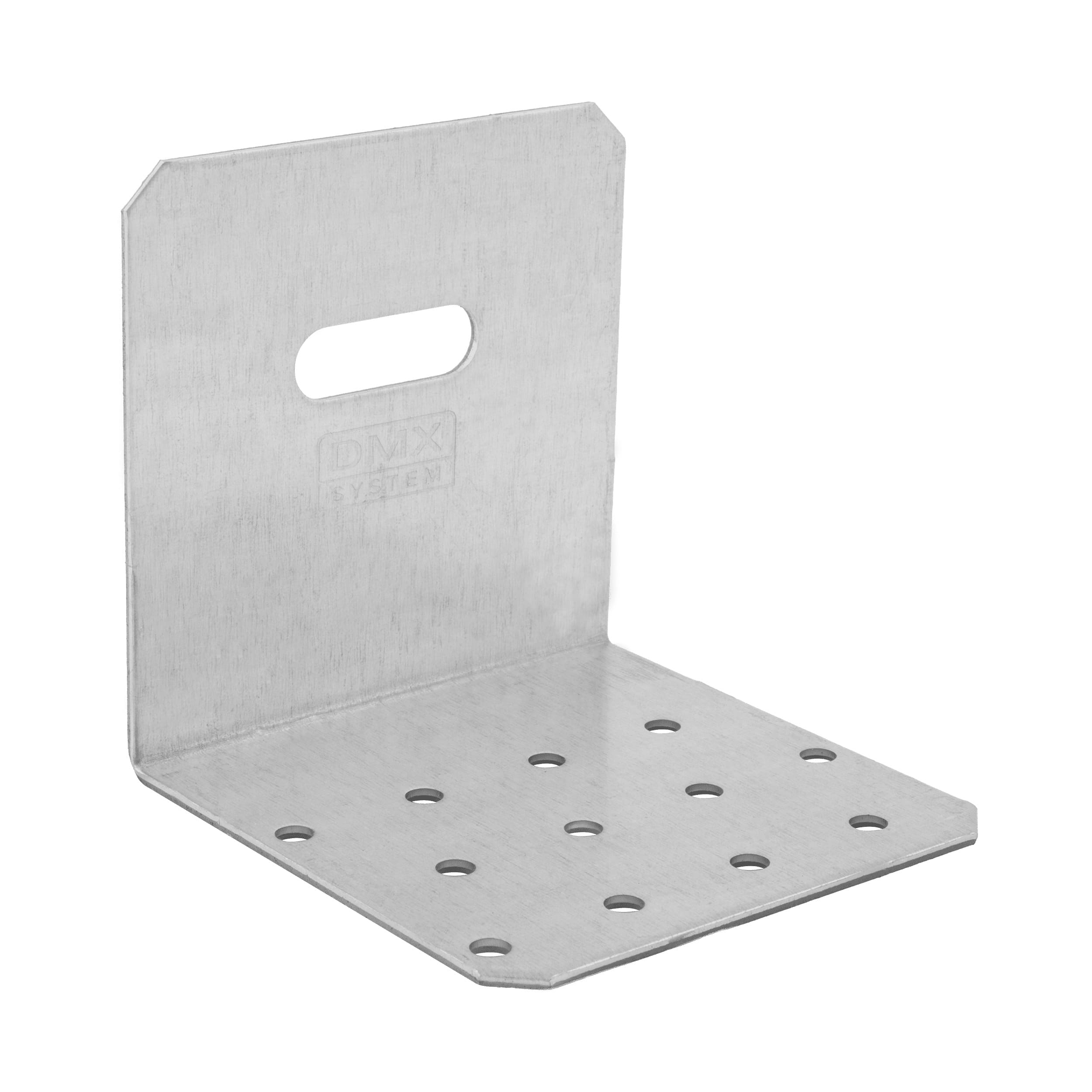 Kątownik montażowy z regulacją KMR 8, 80x80x80 mm, 2 mm, 80x80x80x2,0 mm, Stal konstrukcyjna DX51D, srebrny 2, ujęcie 2.