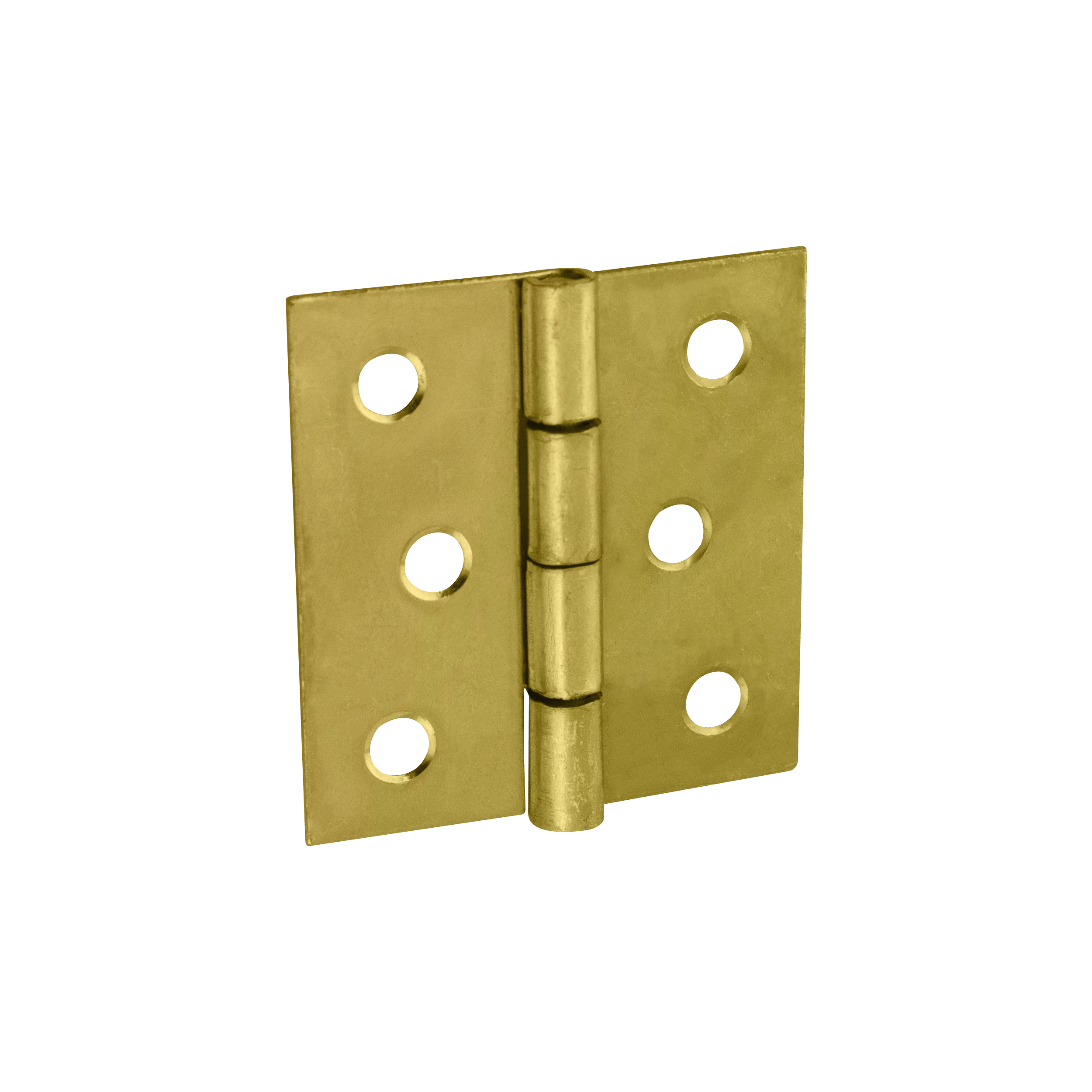 Zawias płaski budowlany splatany ZS 40, 40 mm, Złoty, 40 mm, 40x40x1,0 mm.