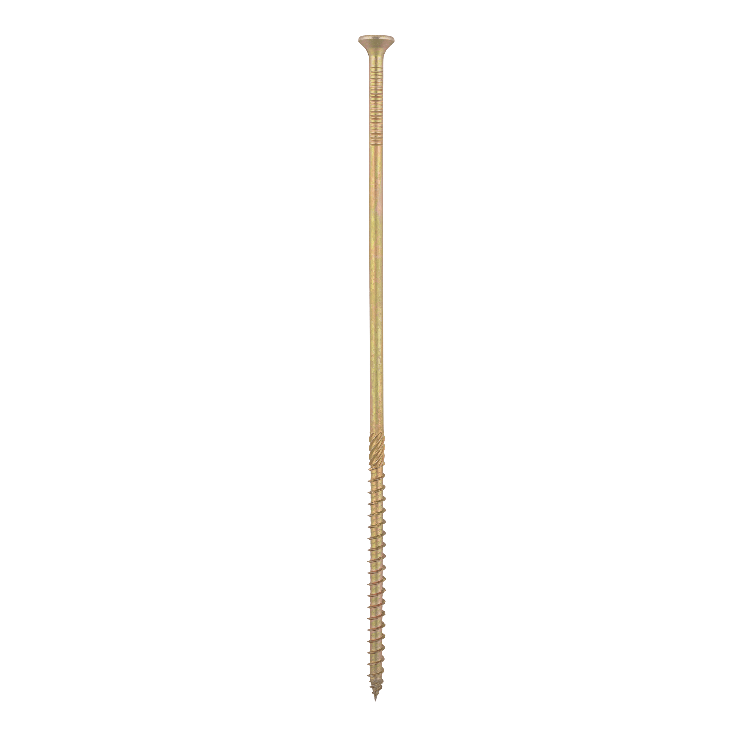 Wkręty ciesielskie do drewna stożkowe TORX CS, 8x280 mm, Złoty, 50 szt., 8x280 mm.
