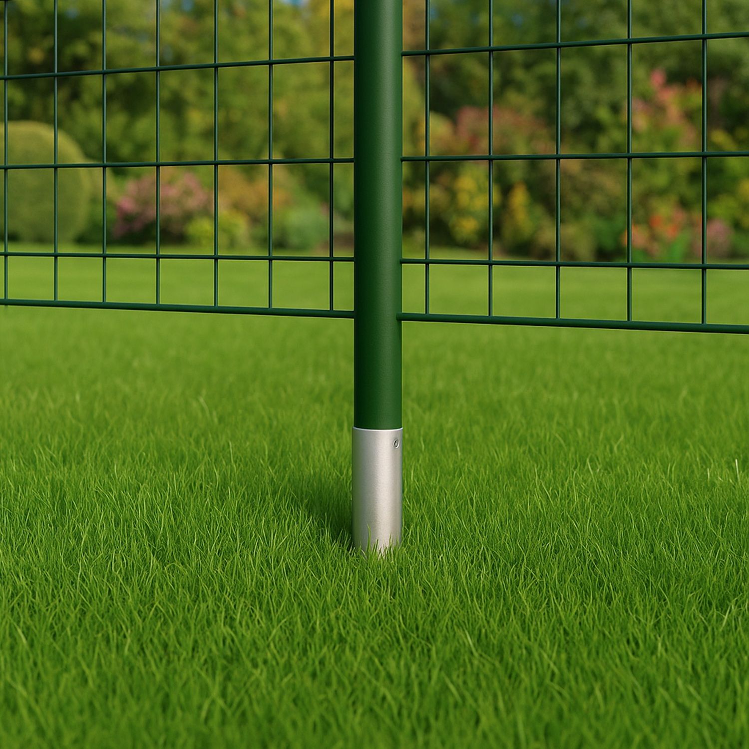Podstawa słupa wkręcana do gruntu świder okrągła - PWG | 68x800 mm