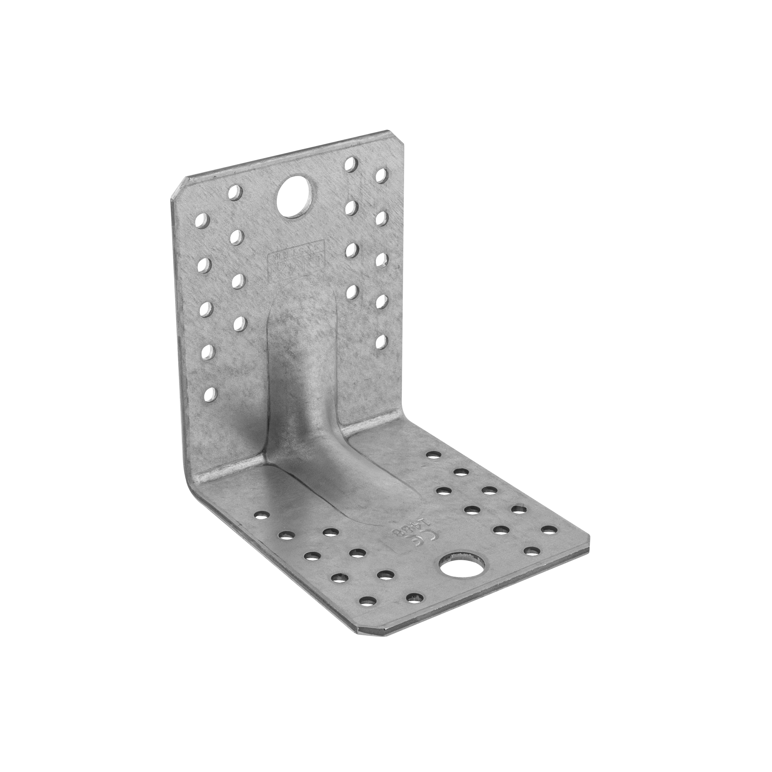Kątownik ciesielski wzmocniony z przetłoczeniem - KP 2 | 105x105x90 mm | 3 mm