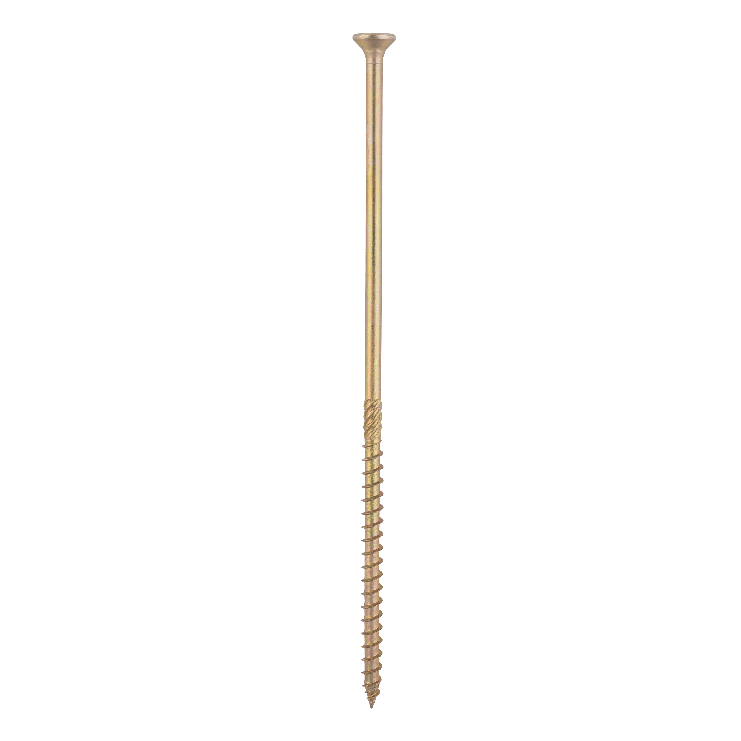 Wkręty ciesielskie do drewna stożkowe TORX CS, 8x240 mm, Złoty, 50 szt., 8x240 mm.