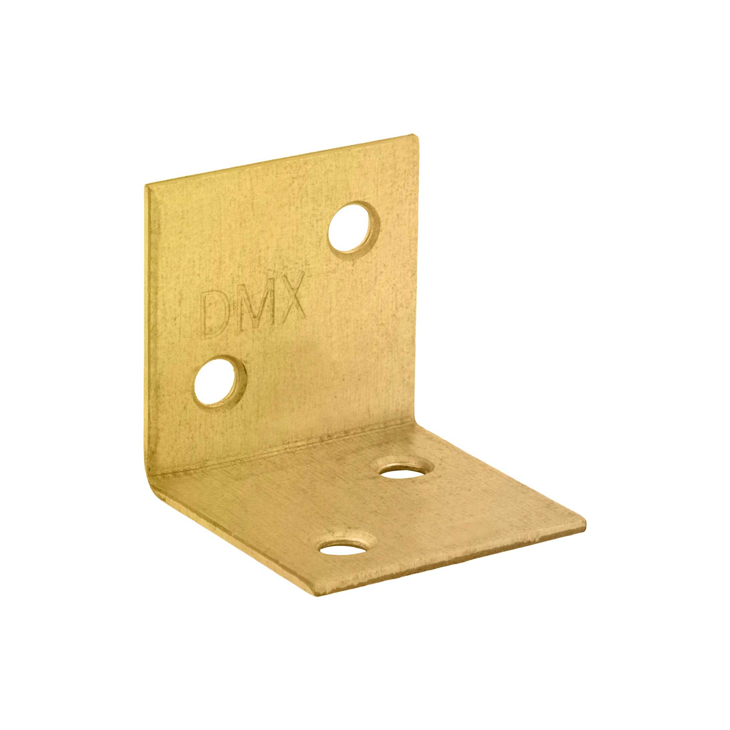 Kątownik meblowy stolarski szeroki KS 1, 30x30x30 mm, 50 szt., 30x30x30x1,5 mm, Stal konstrukcyjna DC01, Złoty 2.