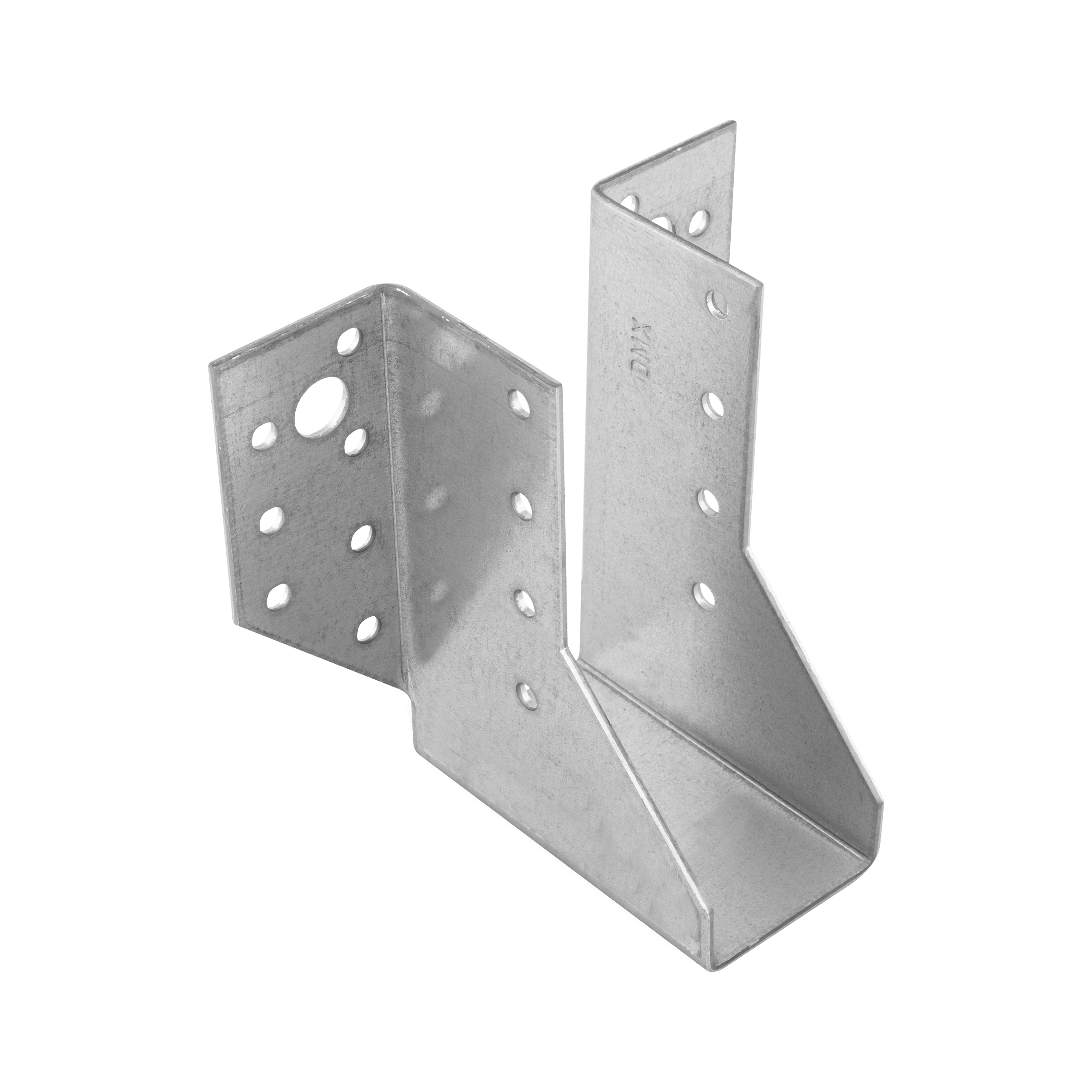 Wieszak belki uchwyt belki drewnianej - WB 47 | 38x101x75 mm | Srebrny