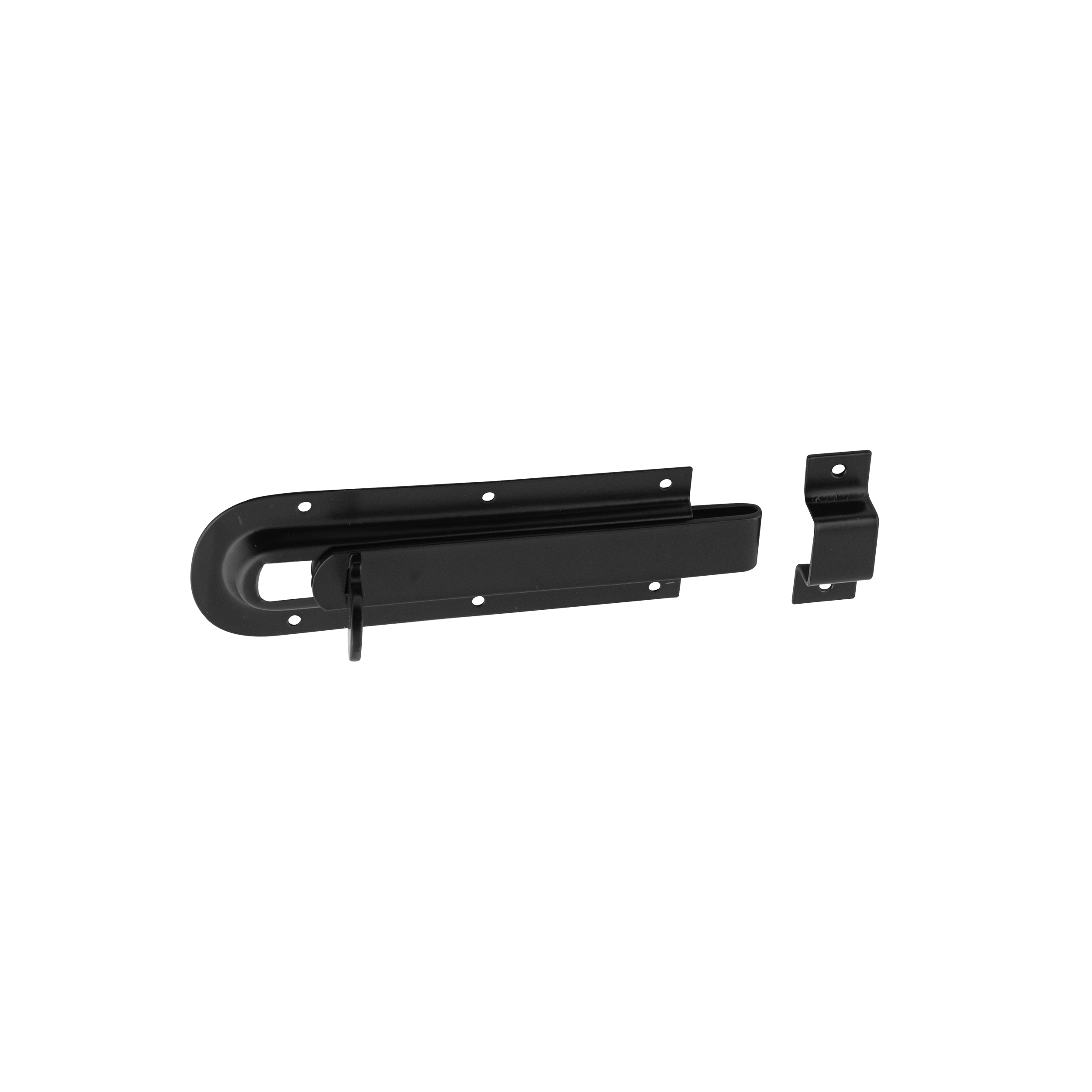 Zasuwka zamknięcie z ryglem prostym do furtek czarna - WZD | Czarny | 140 mm Zasuwka zamknięcie z ryglem prostym do furtek czarna - WZD | Czarny | 140 mm