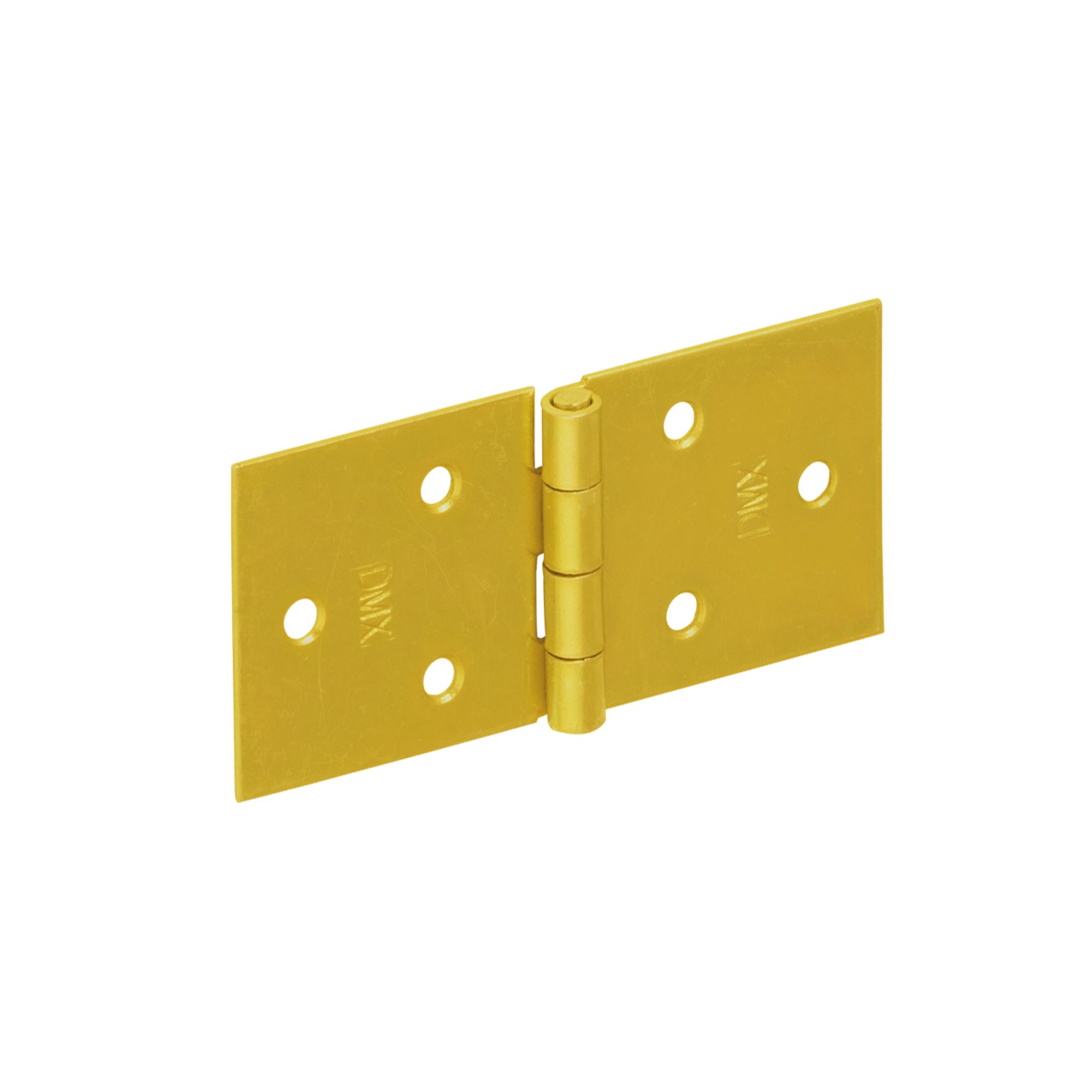 Zawias płaski budowlany splatany Z 100/45, 100 mm, Złoty, 45 mm, 100x45x1,5 mm.