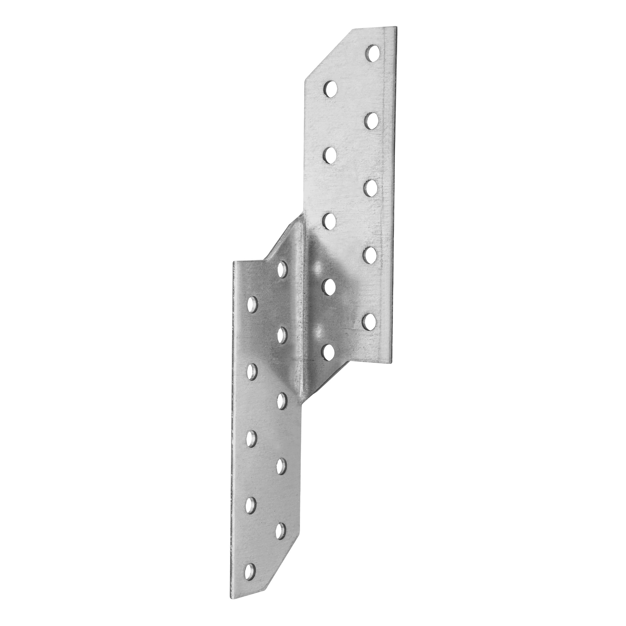 Łącznik krokwiowy lewy LK 1, 170x32 mm, 2 mm, srebrny, Stal konstrukcyjna DX51D 2.