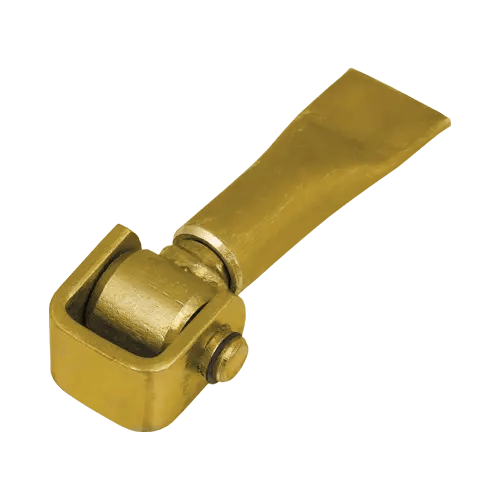 Zawias regulowany do muru ZRM 20, Złoty, 160 mm, w zestawie elementów.
