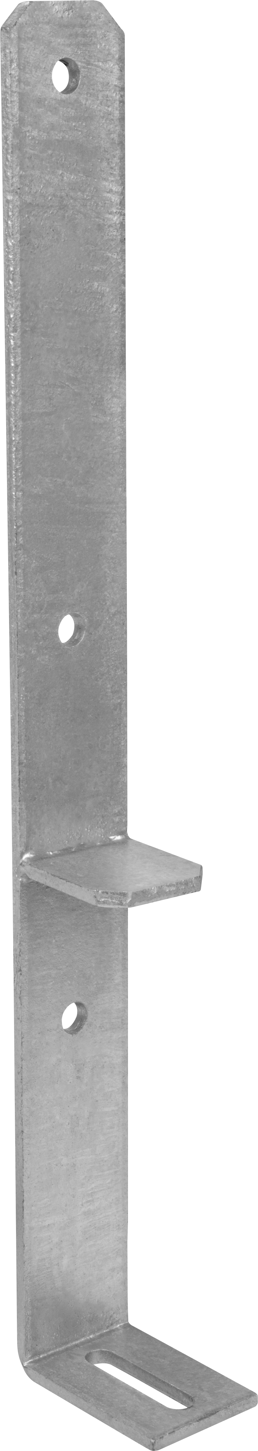 Podstawa słupa kotwa typu F zatapiana PSF 1, 50-160 mm, 500x50x79x6,0 mm, srebrny, Stal konstrukcyjna S235 1.