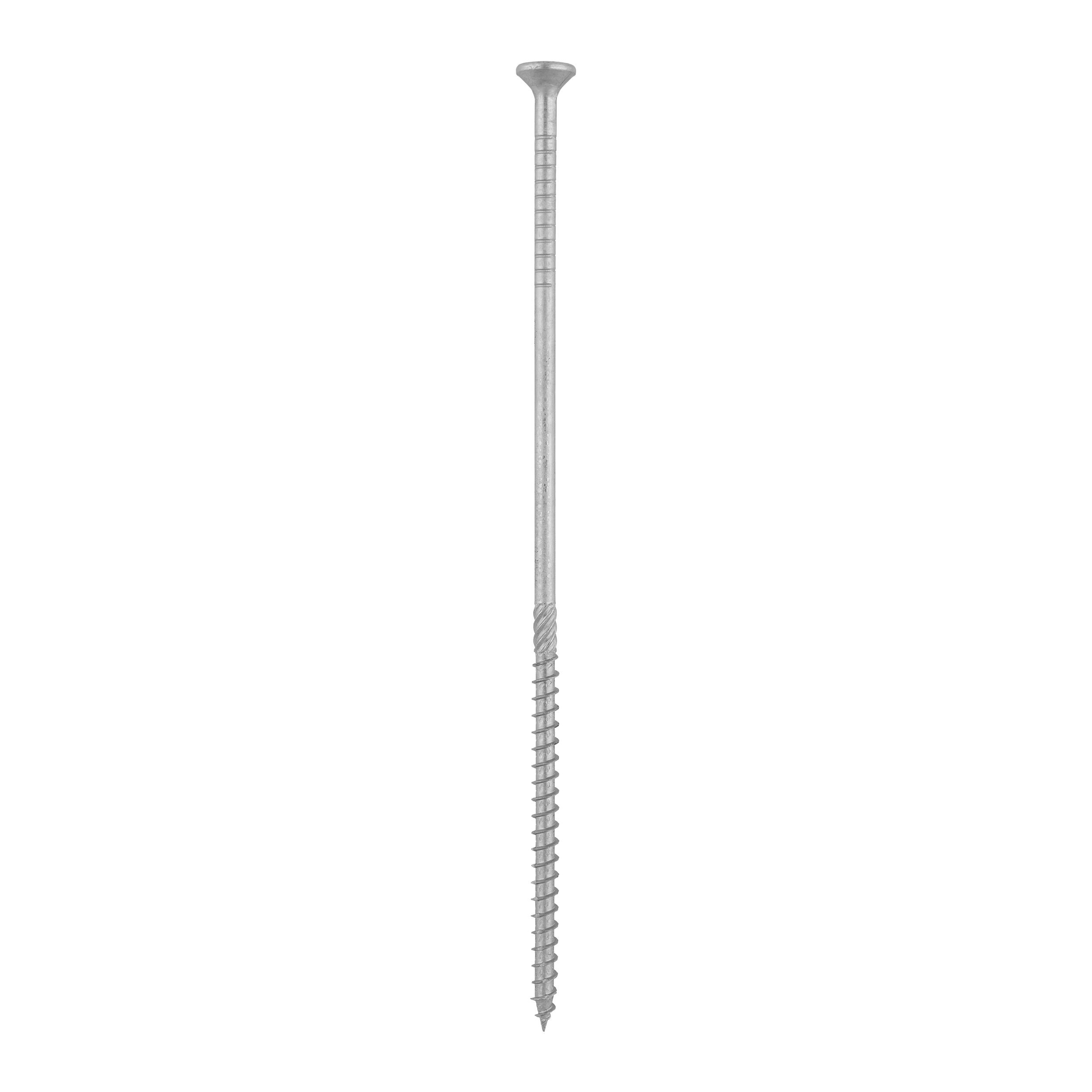Wkręty ciesielskie do drewna stożkowe TORX CS, 6x200 mm, srebrny, 100 szt., 6x200 mm, ujęcie 1.