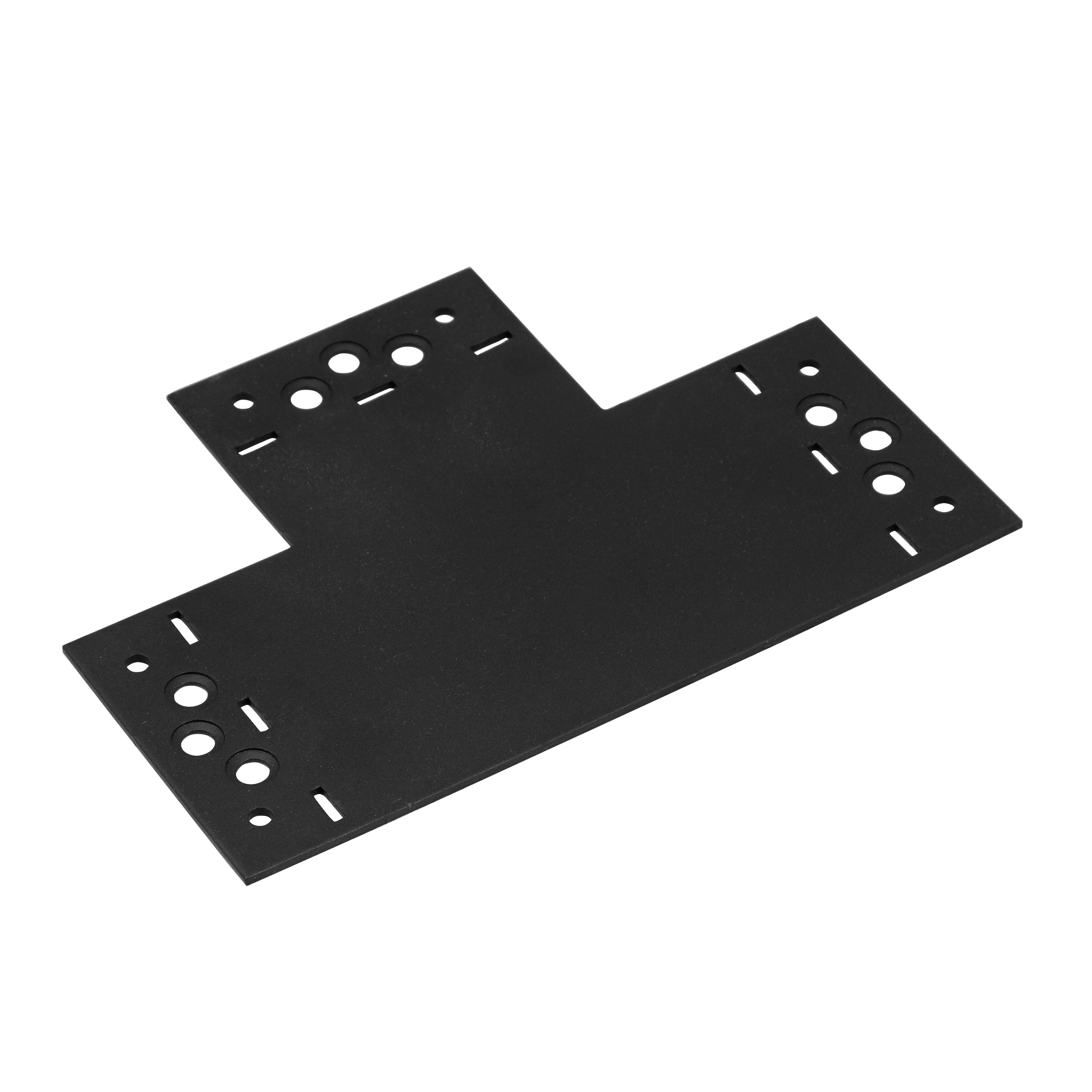 Łącznik płaski trójramienny ozdobny do pergoli - SDLPB 1 | 207x146x85 mm | czarny