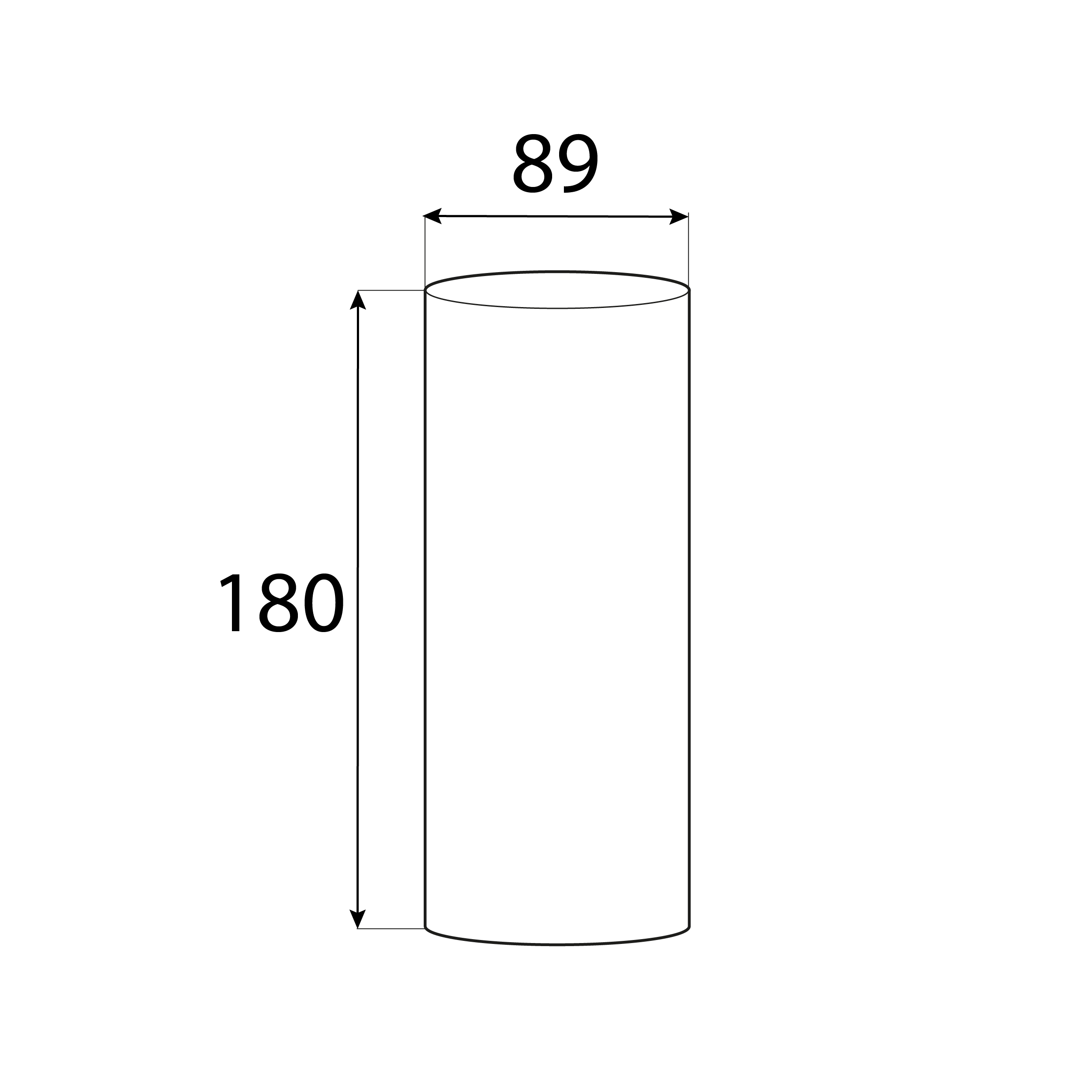 Wbijak do podstaw wbijanych - WD 90 | fi 89 Wbijak do podstaw wbijanych WD 90, fi 89, 180x89 mm, czarny, Tworzywo sztuczne PP, ujęcie 2.