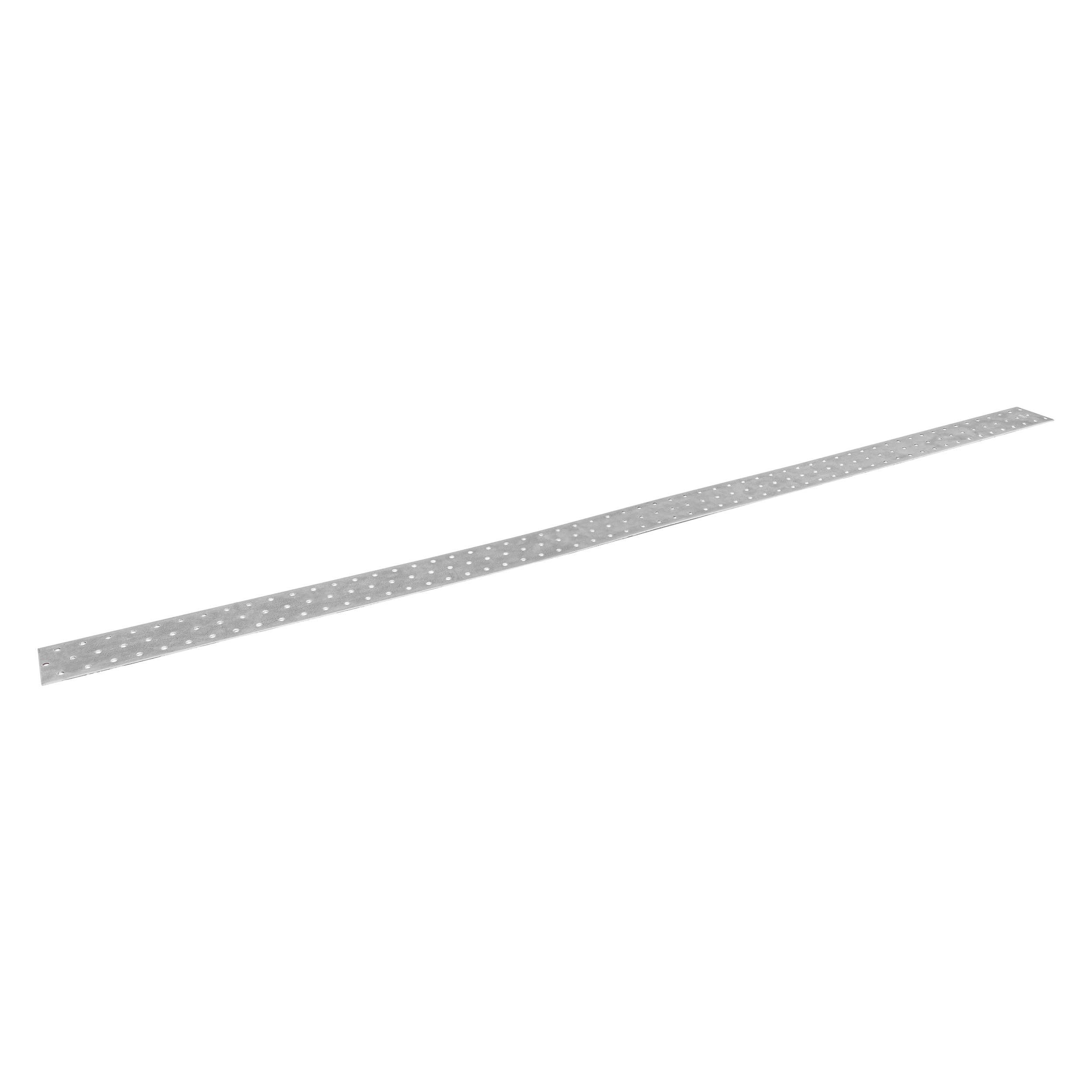 Płytka perforowana płaskownik PP 92, 1200x60 mm, 2 mm, 60x1200x2,0 mm, Stal konstrukcyjna DX51D, srebrny, w zestawie elementów.