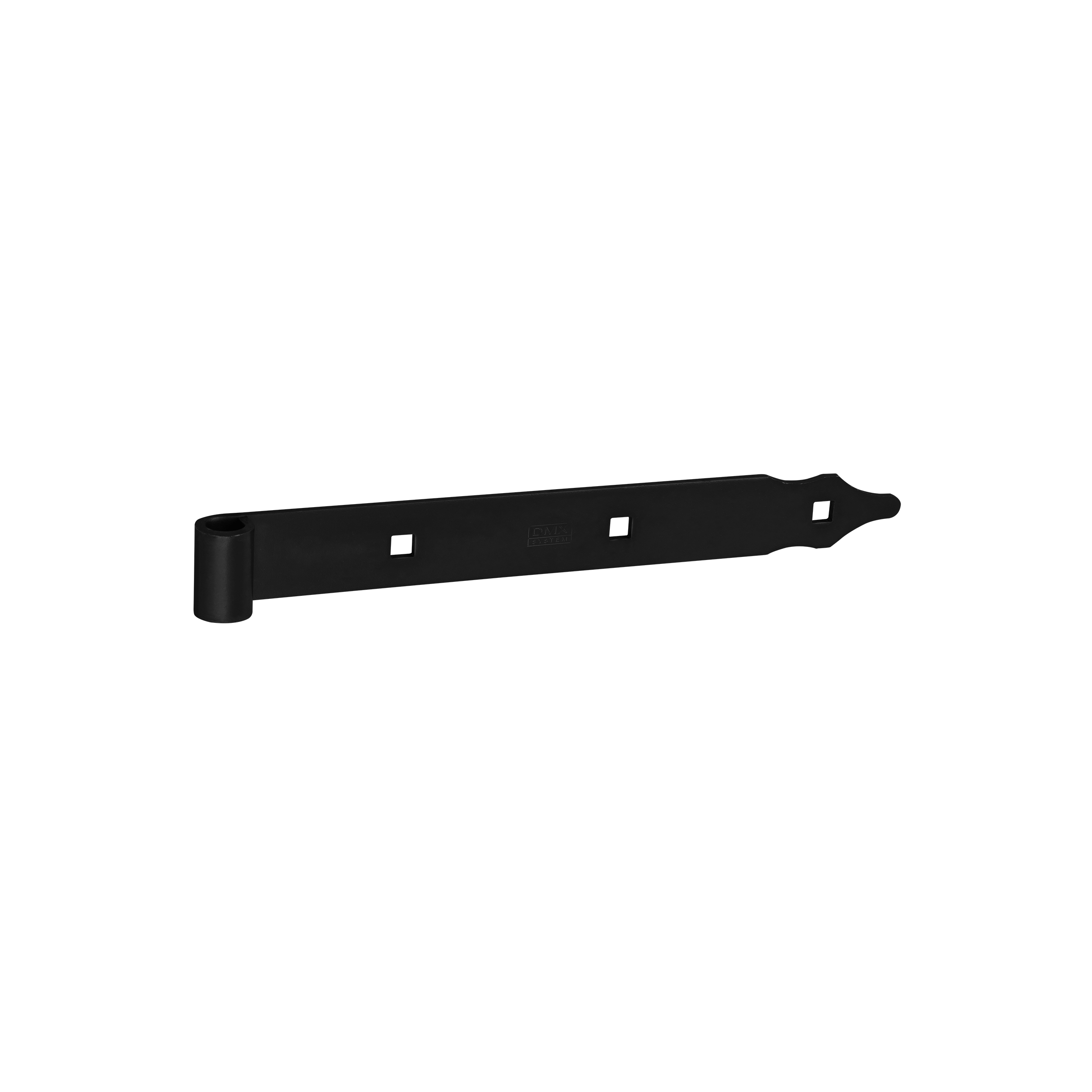 Zawias pasowy do bram ZP 300/13, 300 mm, czarny, 13 mm, 300x35x4,0 mm.