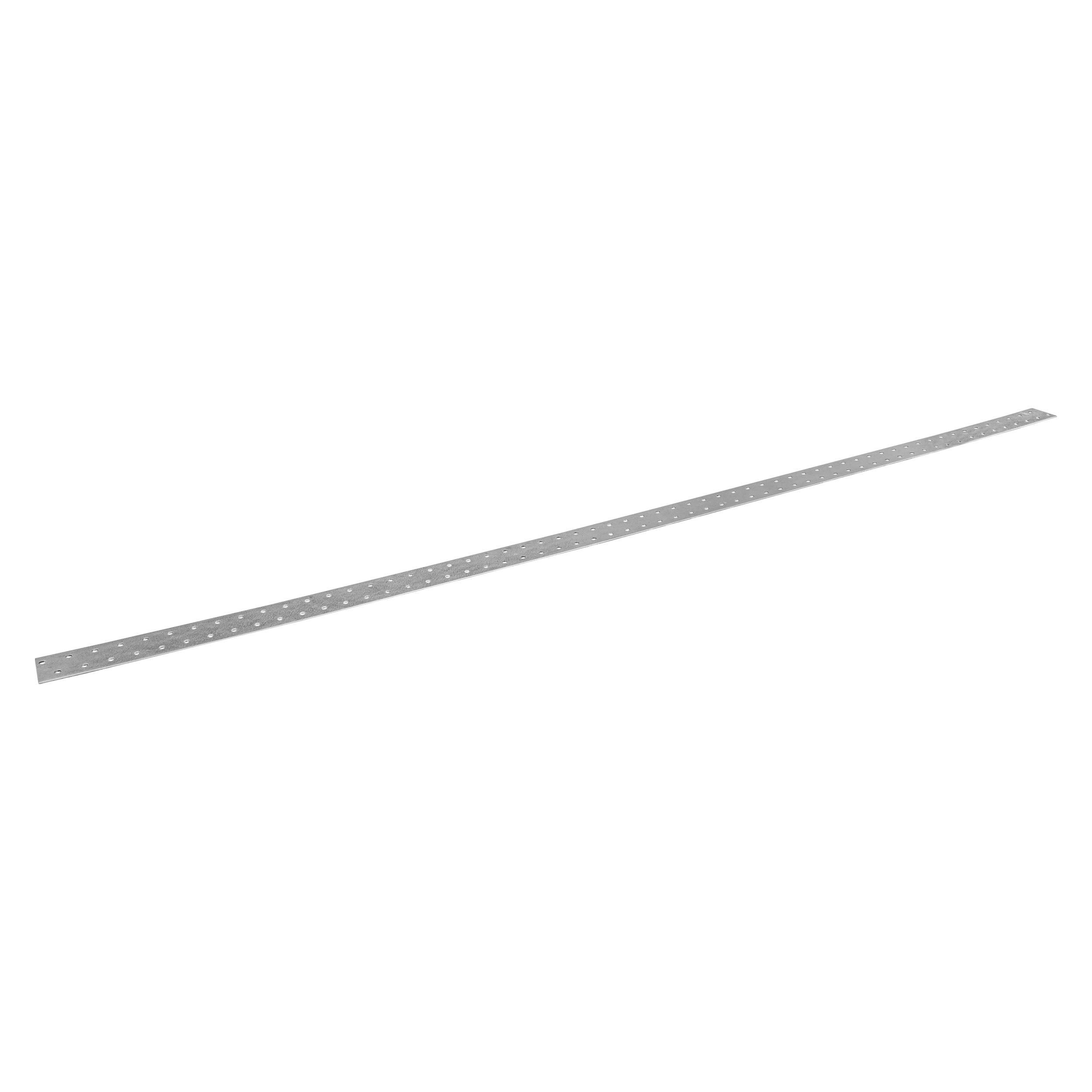 Płytka perforowana płaskownik PP 91, 1200x40 mm, 2 mm, 40x1200x2,0 mm, Stal konstrukcyjna DX51D, srebrny, w zestawie elementów.