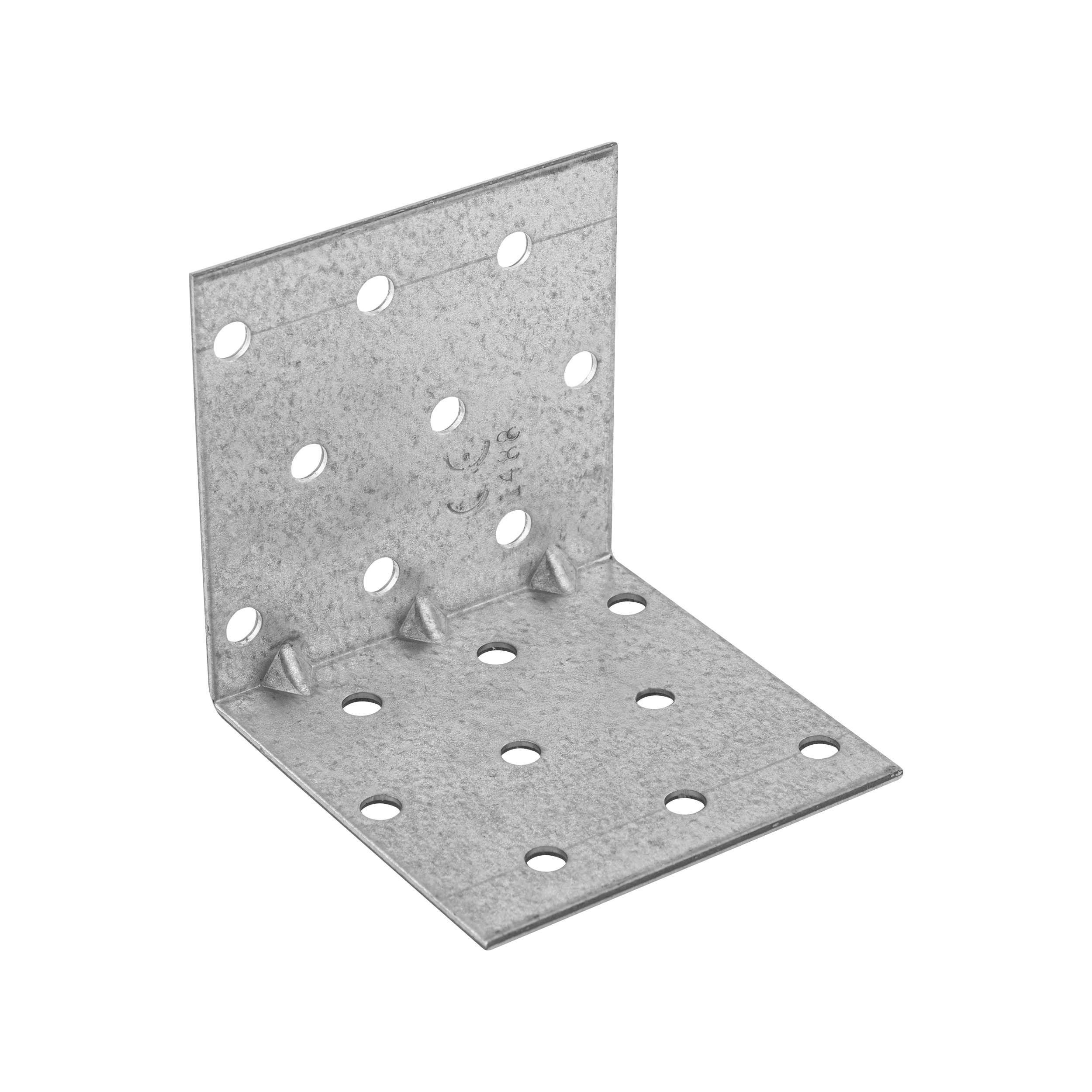 Kątownik montażowy przetłoczony KMP 5, 60x60x60 mm, 20 szt., 60x60x60x1,5 mm, Stal konstrukcyjna DX51D, srebrny, w zestawie elementów.