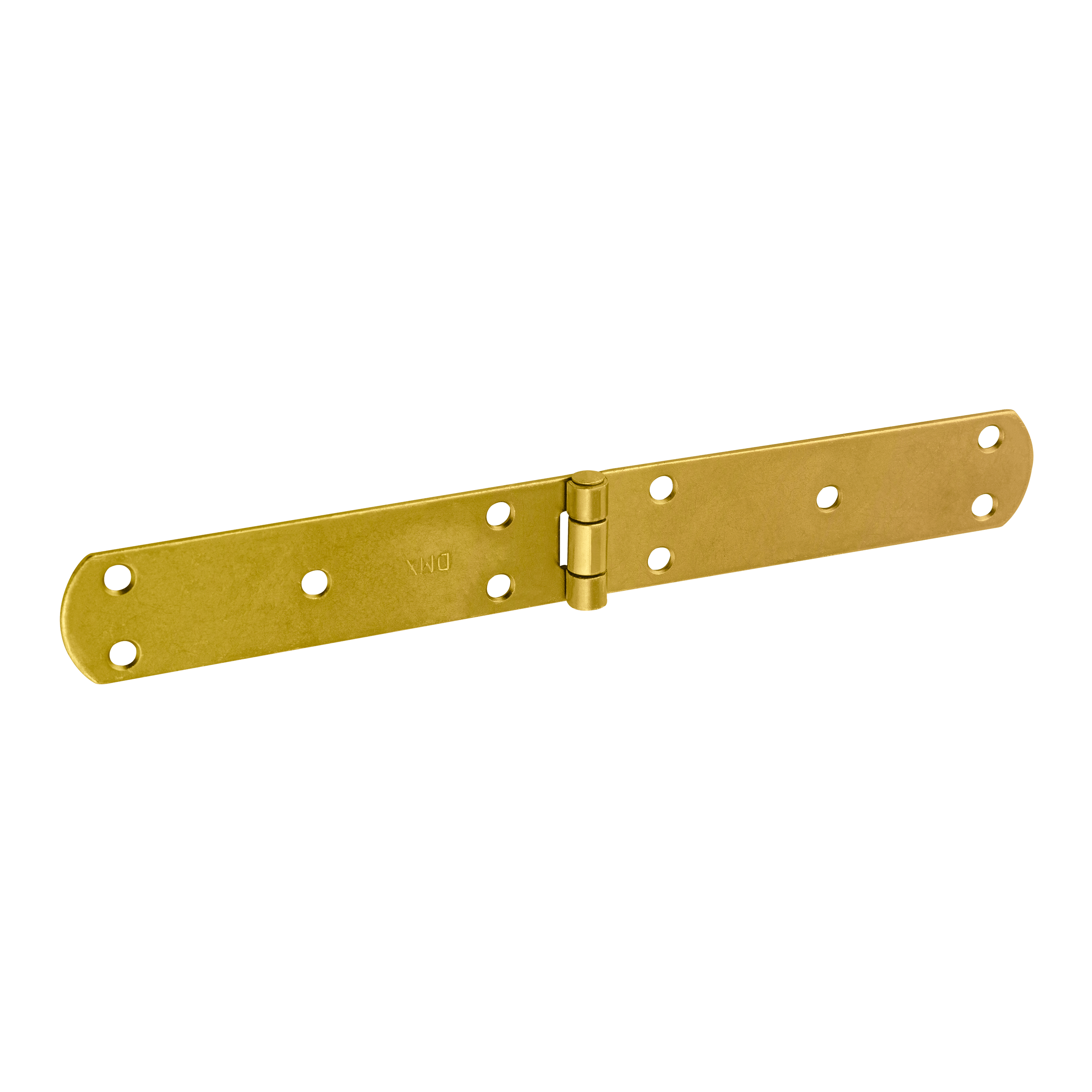 Zawias francuski pasowy płaski do drzwi i okiennic ZF 300, 300 mm, Złoty, 38 mm, 300x38x2,5 mm.