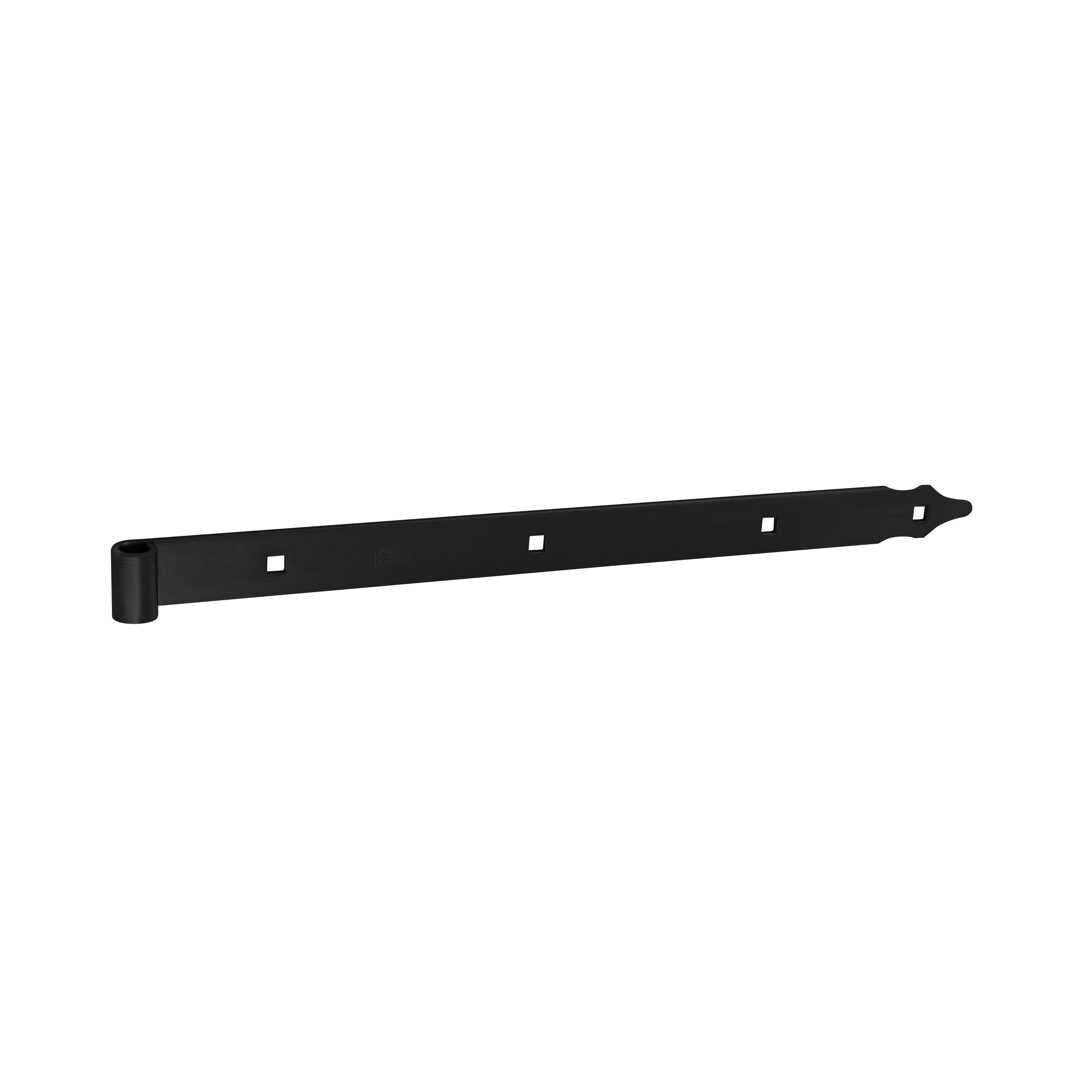 Zawias pasowy do bram ZP 500/13, 500 mm, czarny, 13 mm, 500x35x4,0 mm.