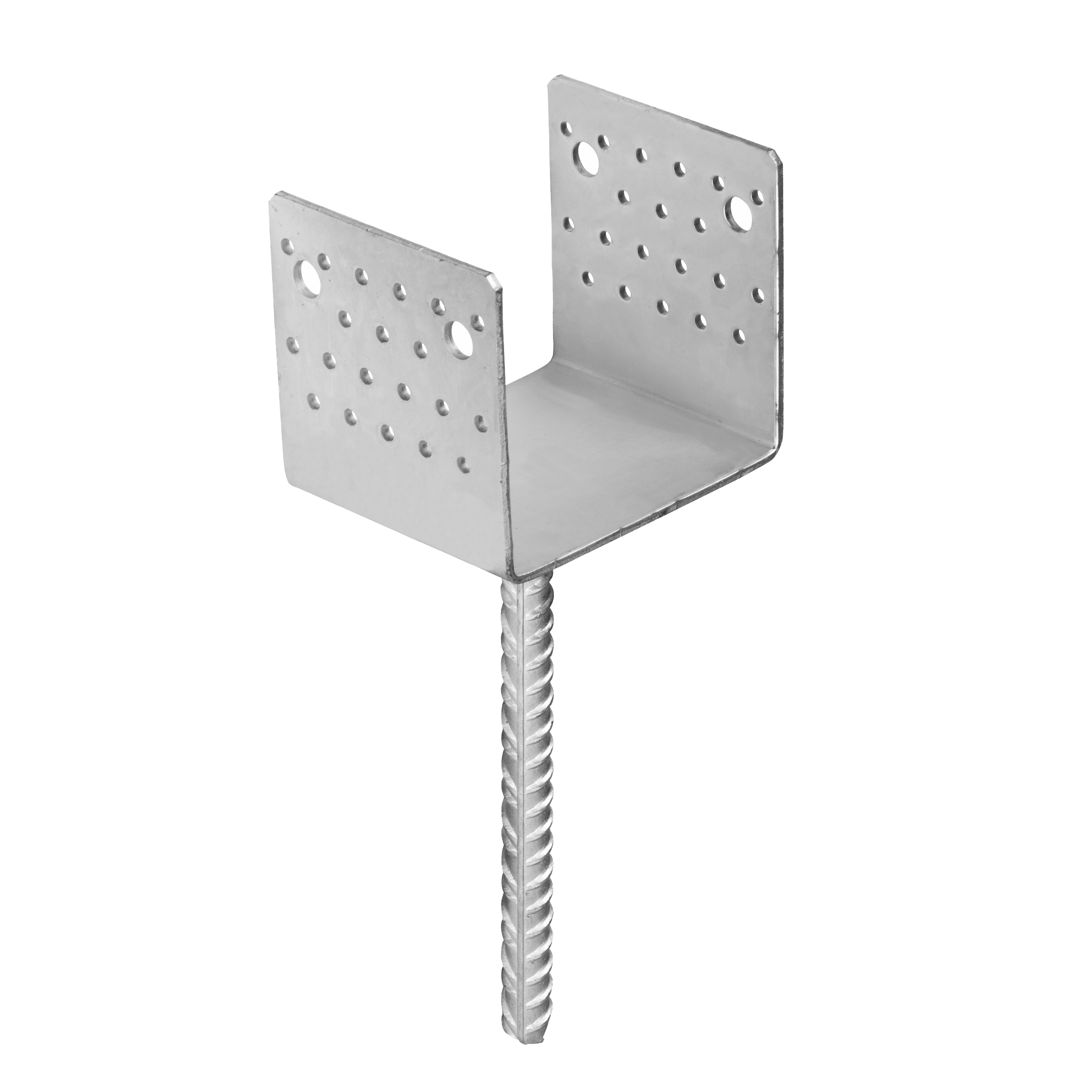 Podstawa słupa kotwa typ U szeroka wielopunktowa - PSS | 120 mm Podstawa słupa kotwa typ U szeroka wielopunktowa - PSS | 120 mm