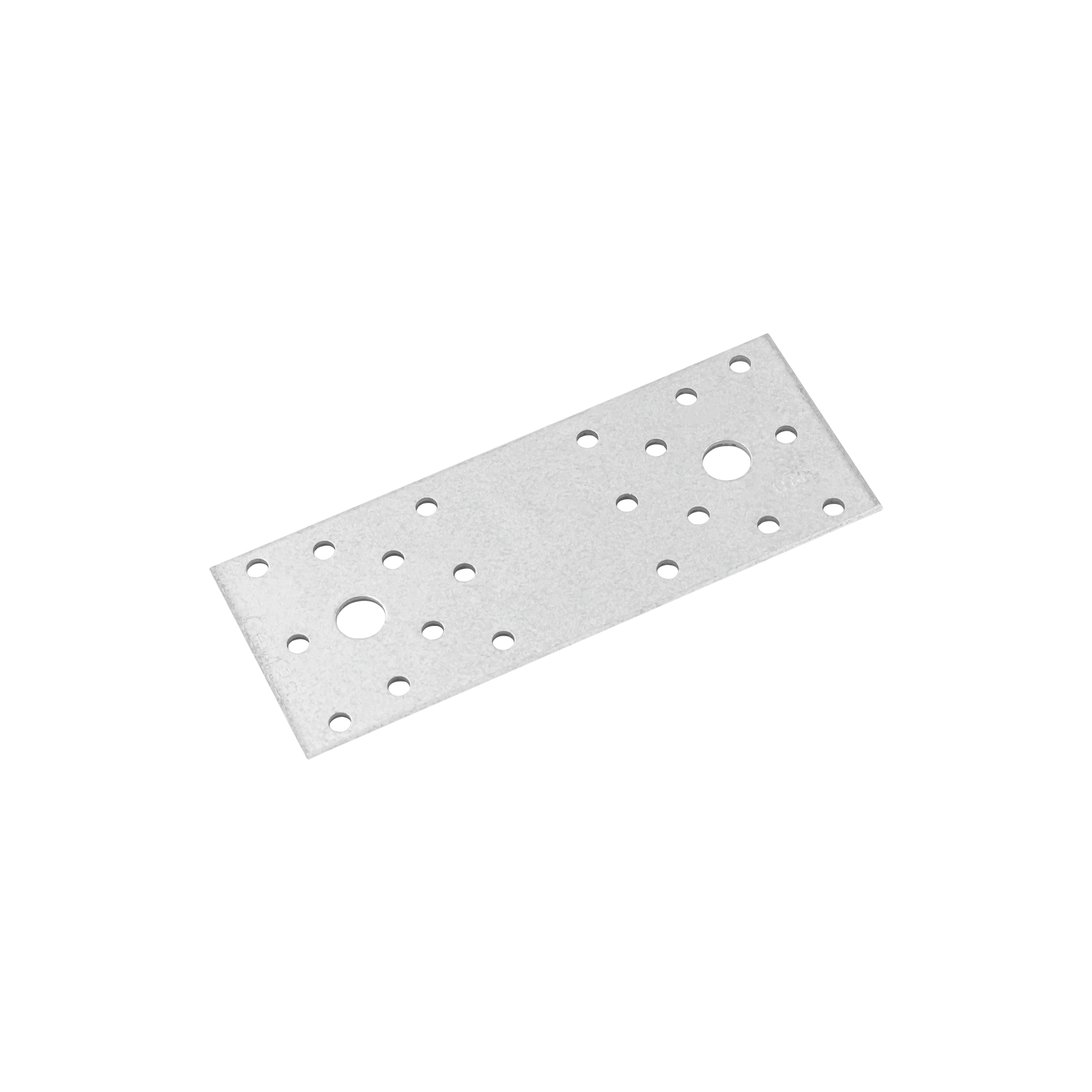 Łącznik płaski płaskownik LP 2, 140x55 mm, 2, 5 mm, 140x55x2,5 mm, Stal konstrukcyjna DX51D, srebrny, w zestawie elementów.