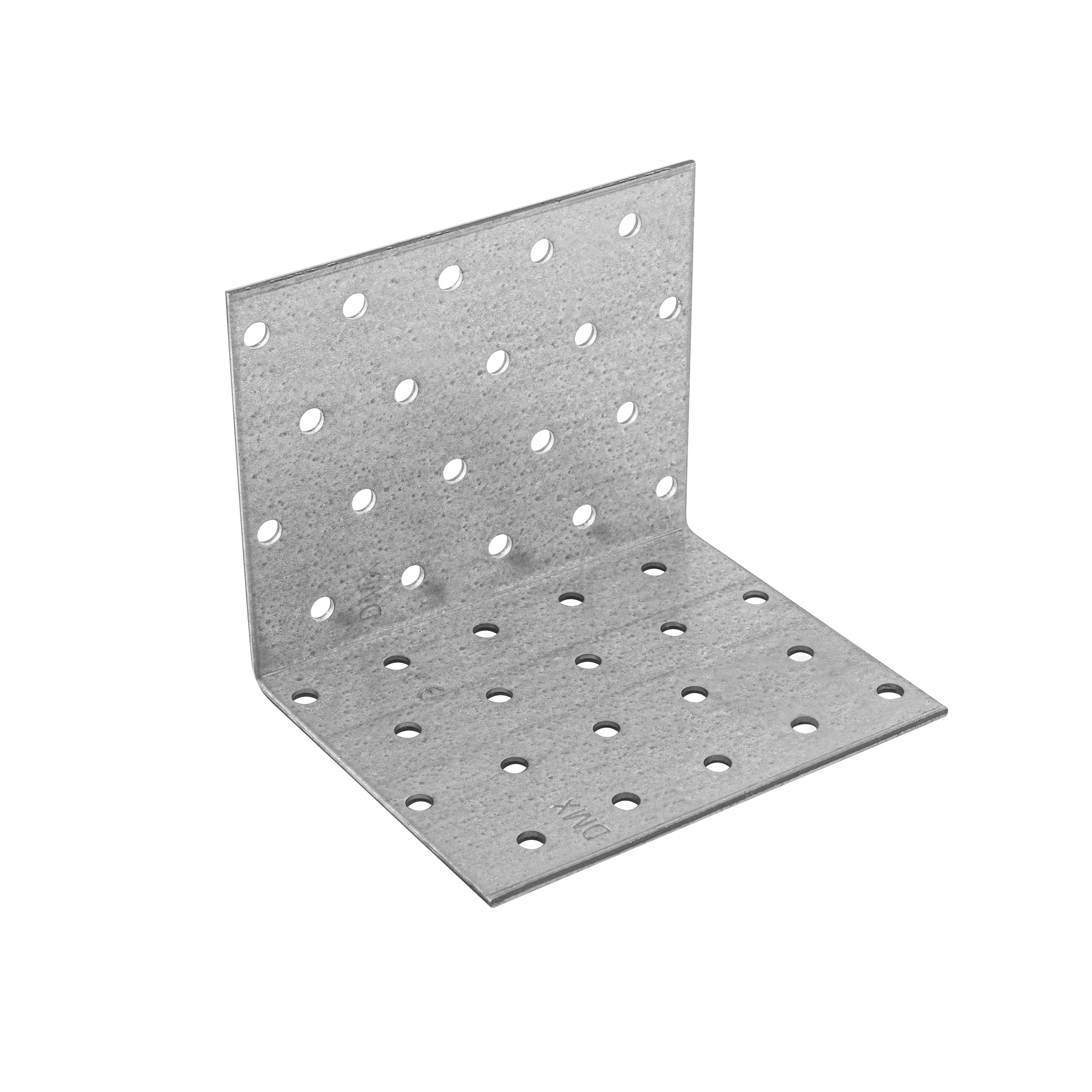Kątownik montażowy stalowy uniwersalny KM 10, 80x80x100 mm, 20 szt., 80x80x100x2,0 mm, Stal konstrukcyjna DX51D, srebrny, w zestawie elementów.