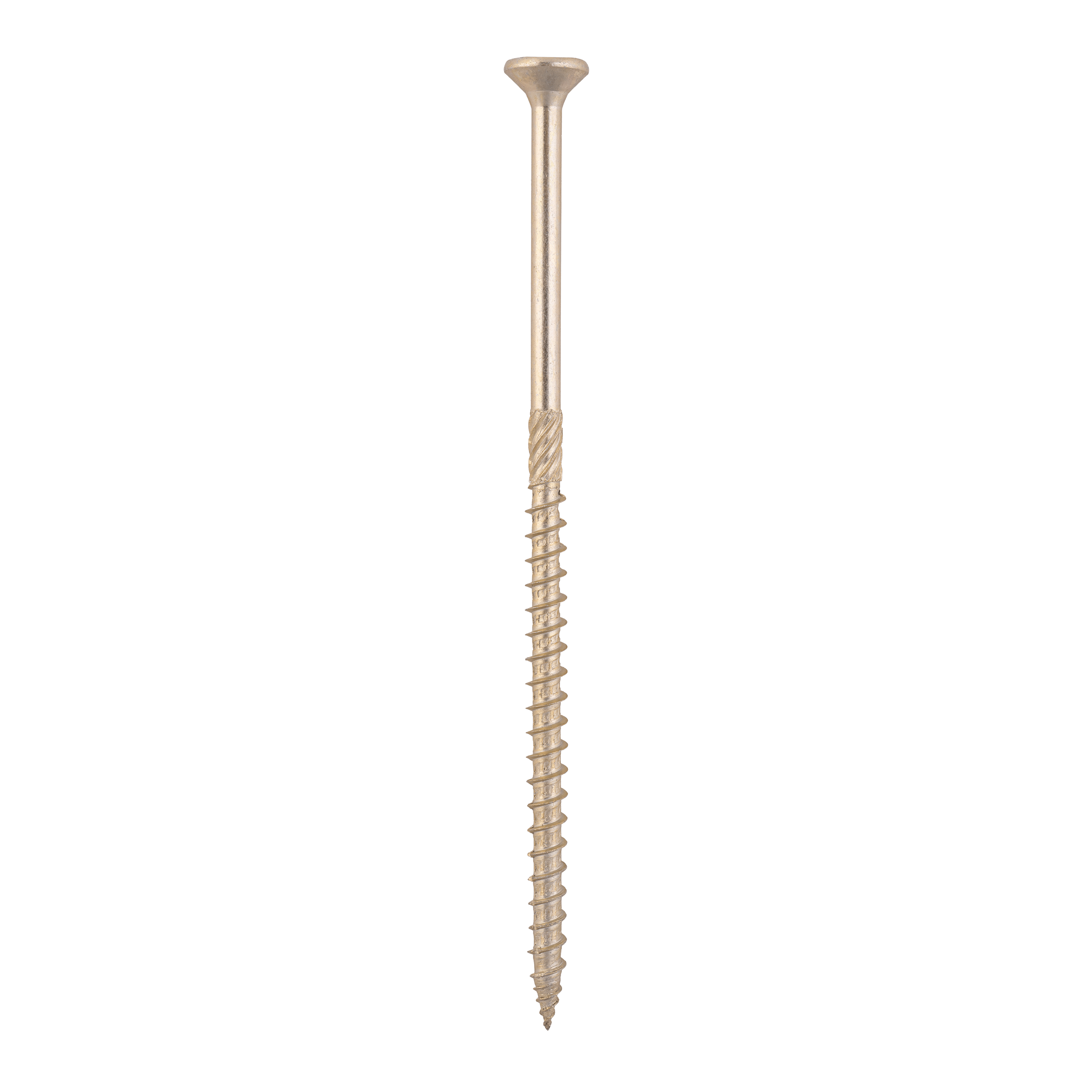 Wkręty ciesielskie do drewna stożkowe TORX - CS | 6 x 140 mm | Złoty | 100 szt Wkręty ciesielskie do drewna stożkowe TORX CS, 6x140 mm, Złoty, 100 szt., 6x140 mm.